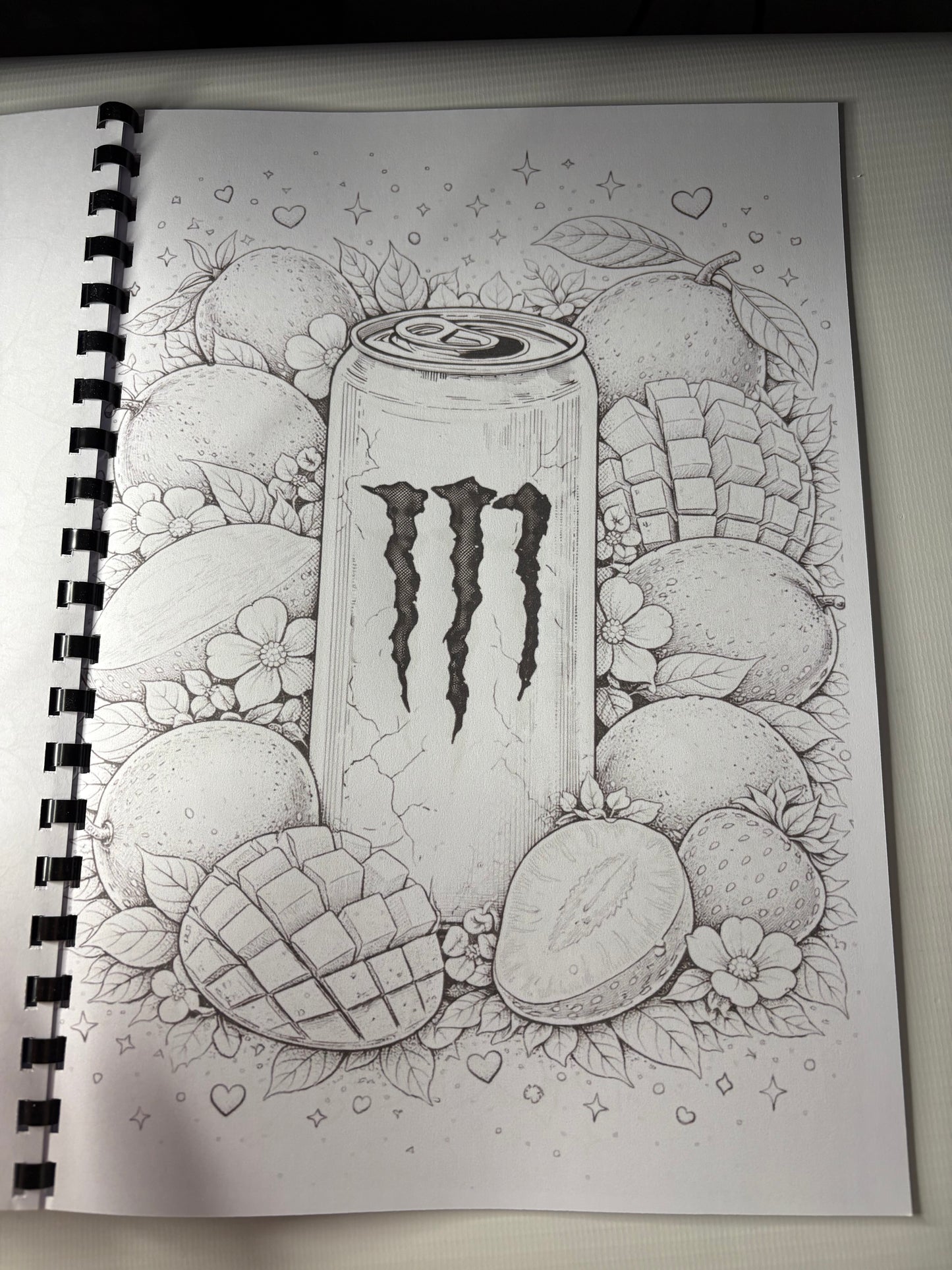 Monster Energy Colouring Book