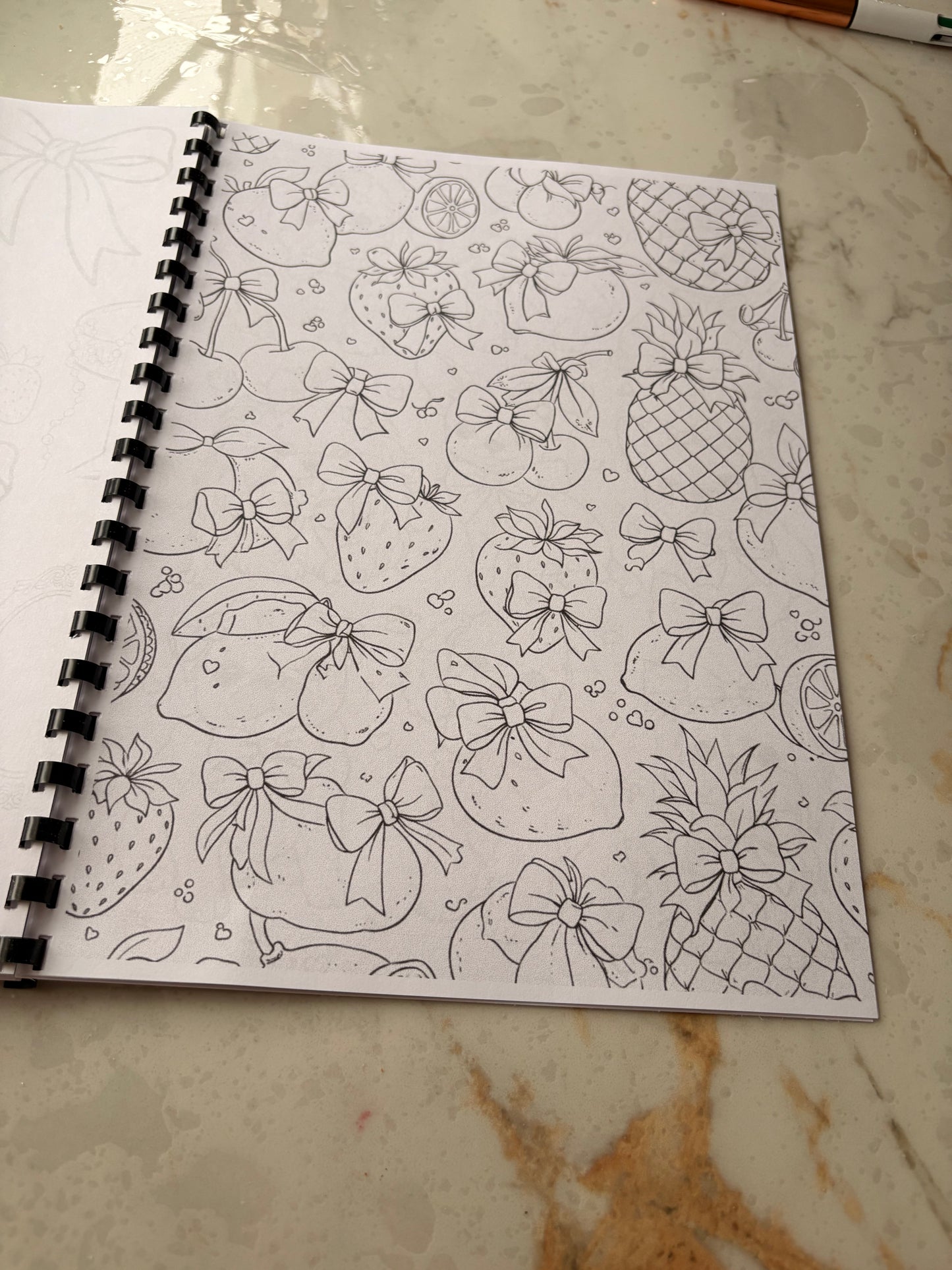 Bows & Coquette Colouring Book