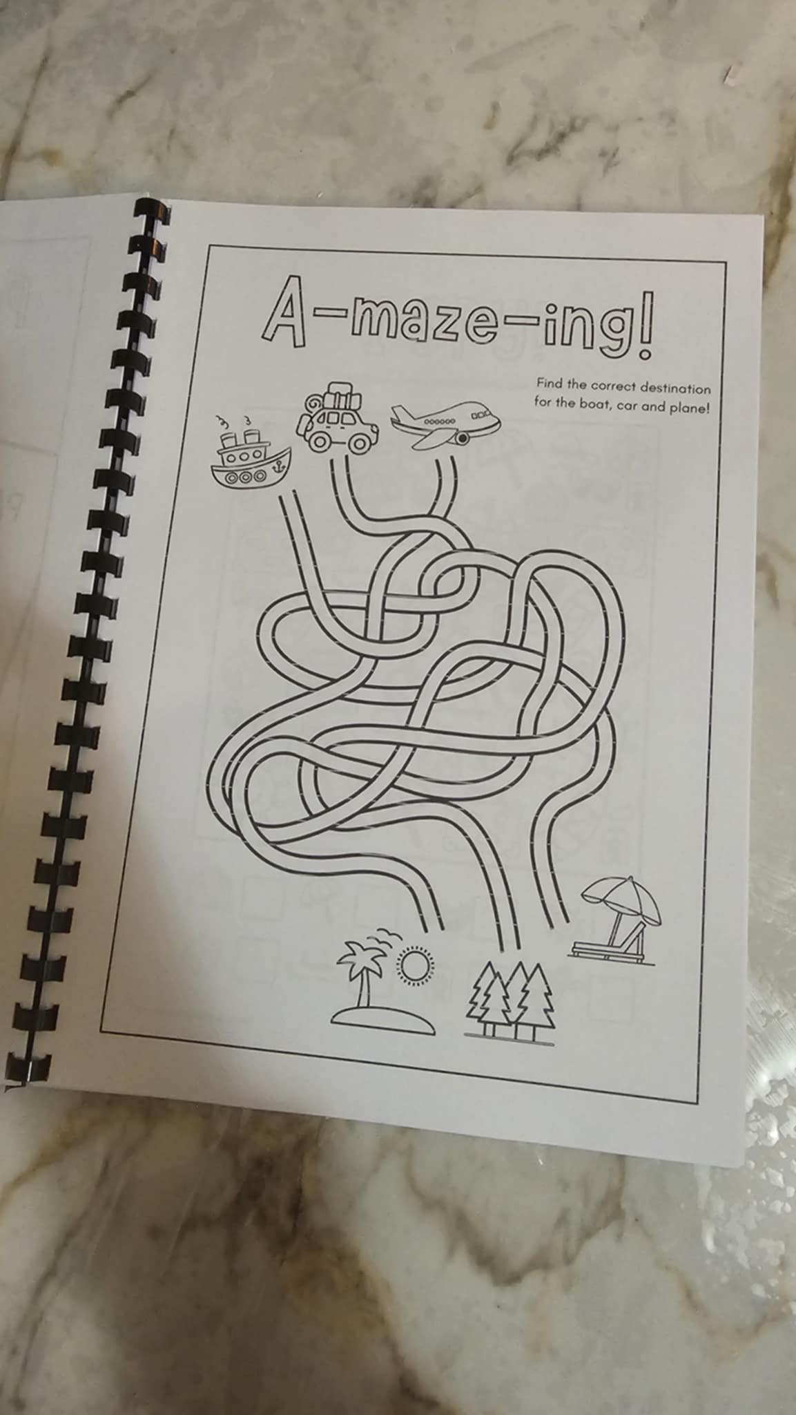 Travel / Holiday Activity book