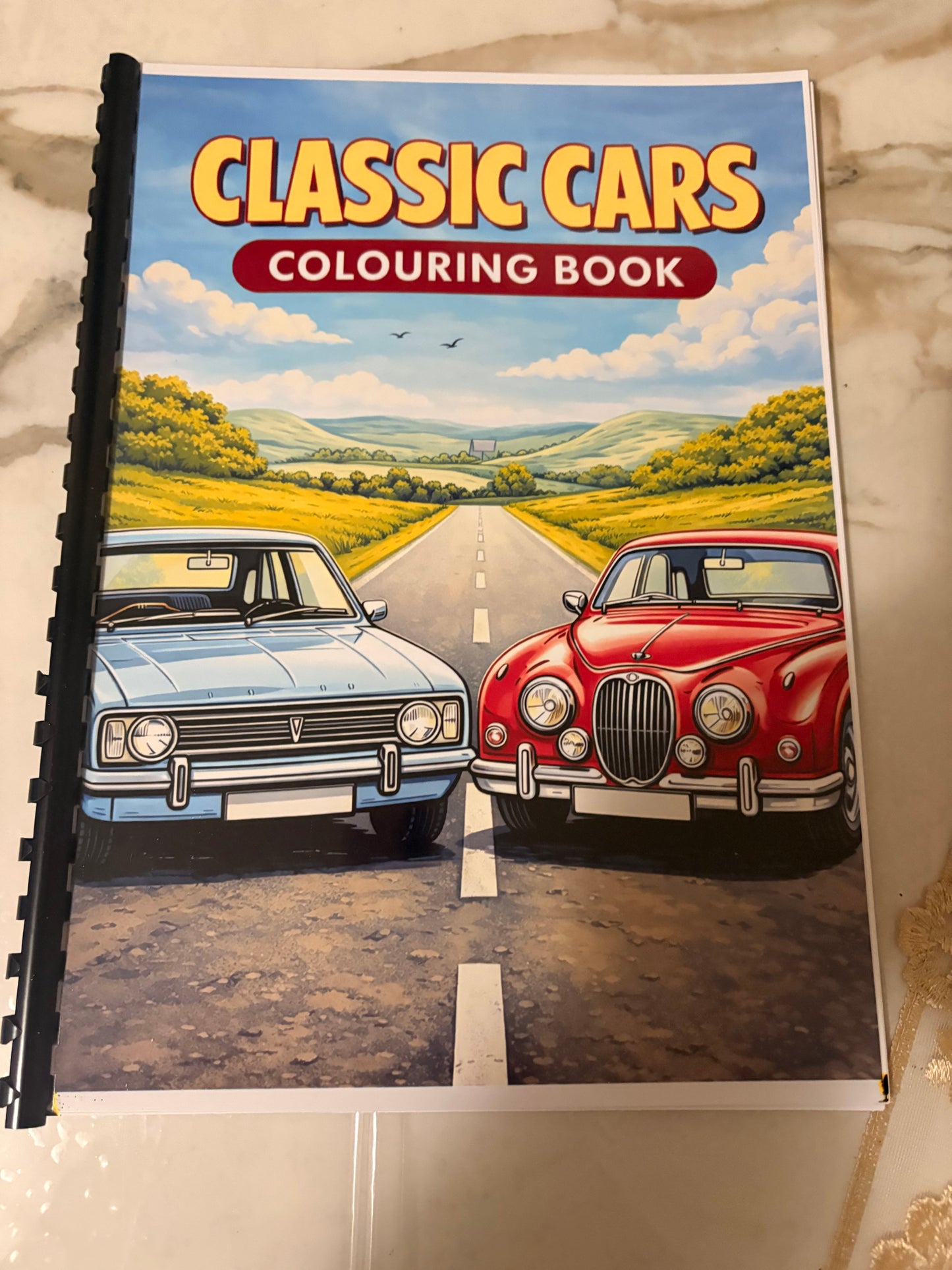 Classic Cars Colouring Book