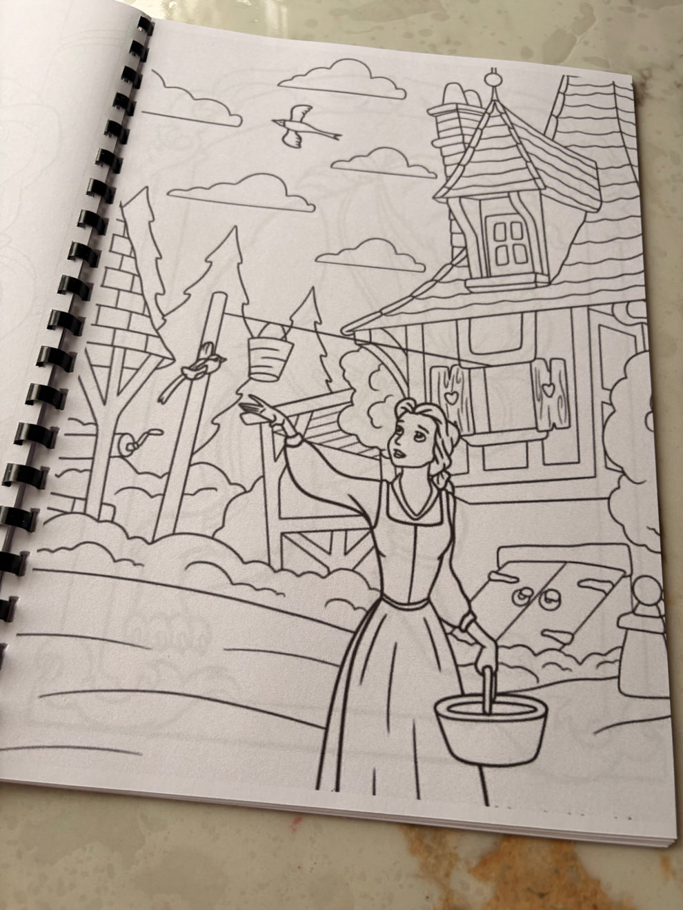Beauty and the Beast Colouring Book