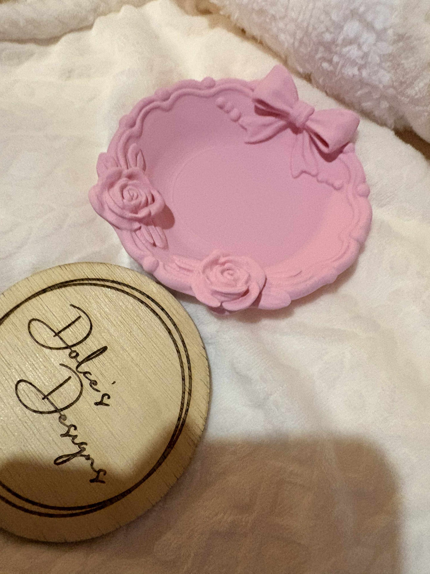 Bow & Roses Trinket Tray