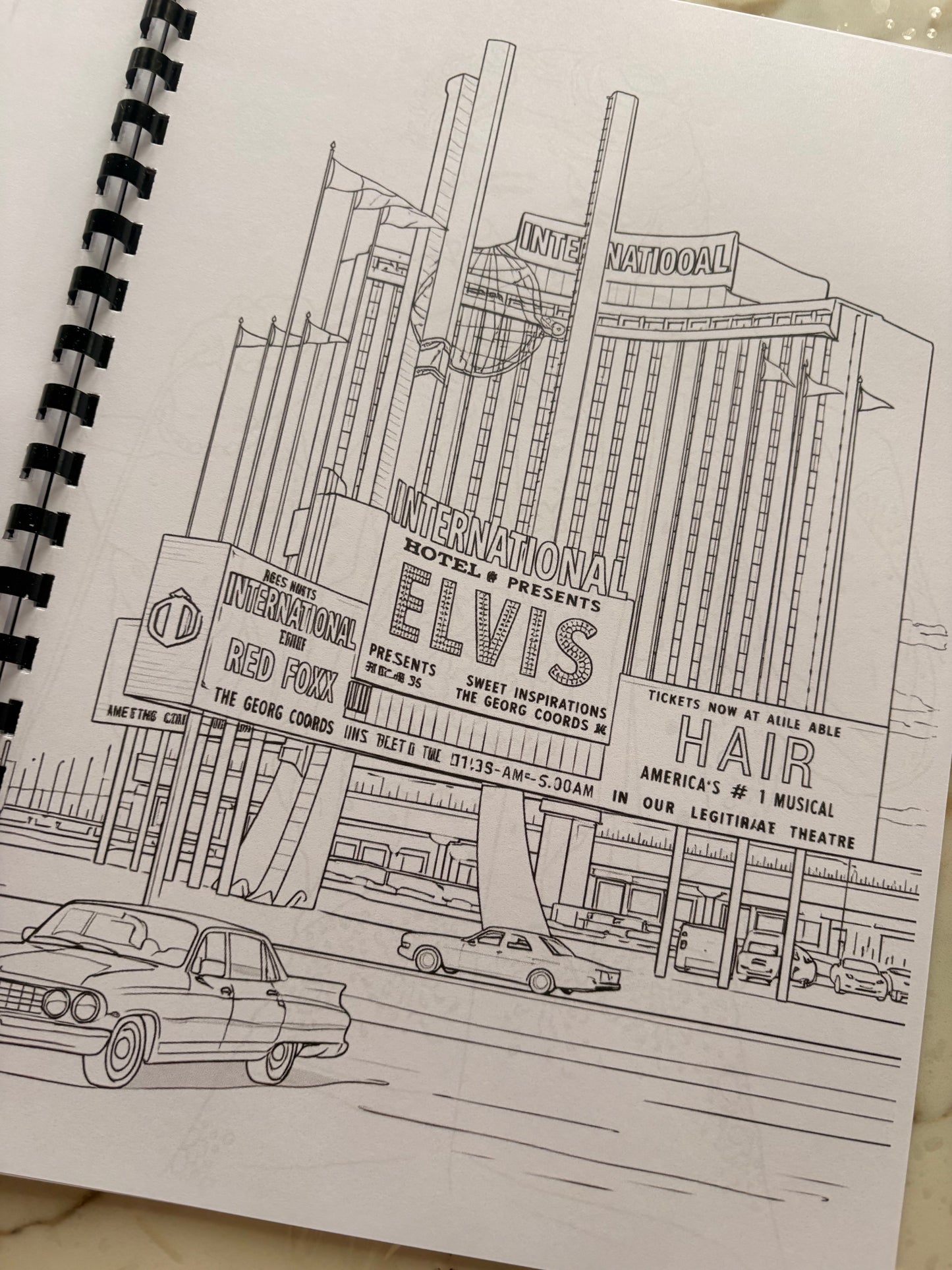 Elvis Inspired Colouring Book – Rock & Roll Icon A4 Line Art | Music Lover Gift | Adult & Teen Colouring Pages