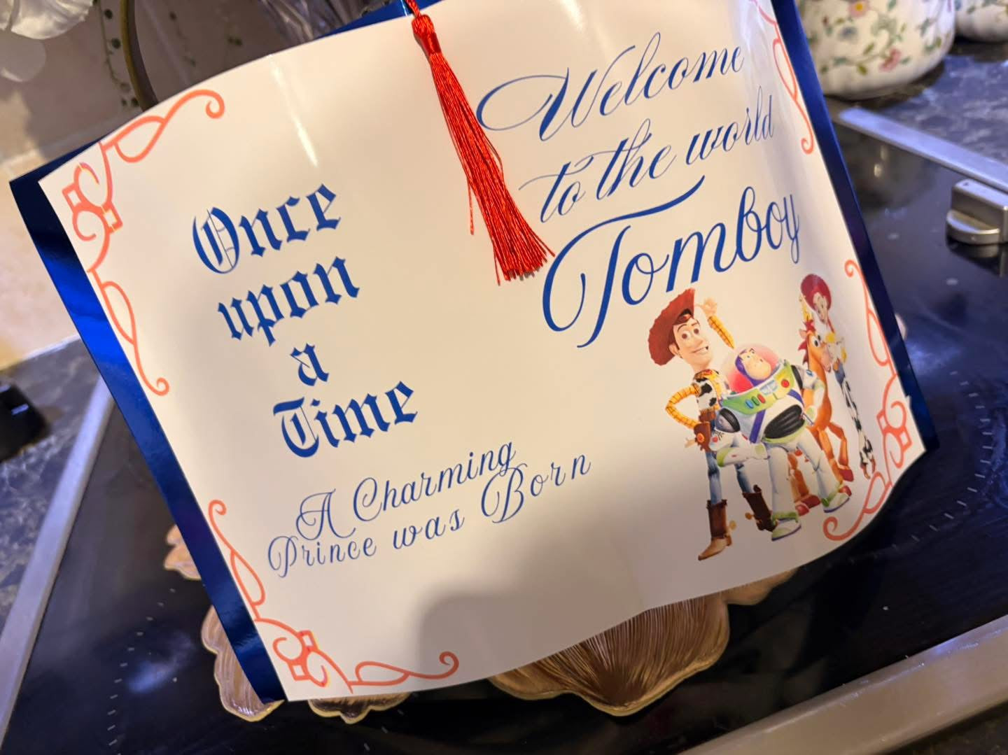 Toy Story - Welcome to the world photo prop