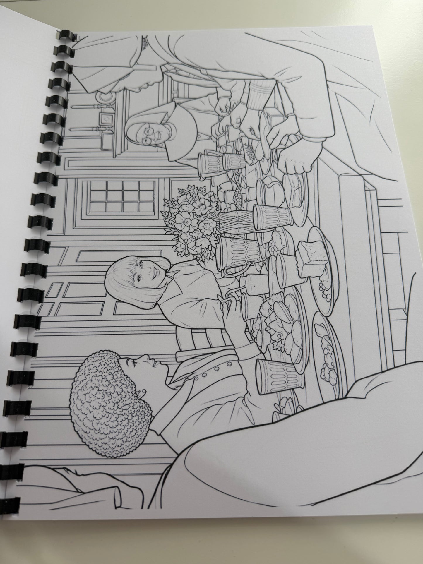 Call The Midwife Inspired Colouring Book | TV Series Colouring Book | A4 Nostalgia Colouring Book