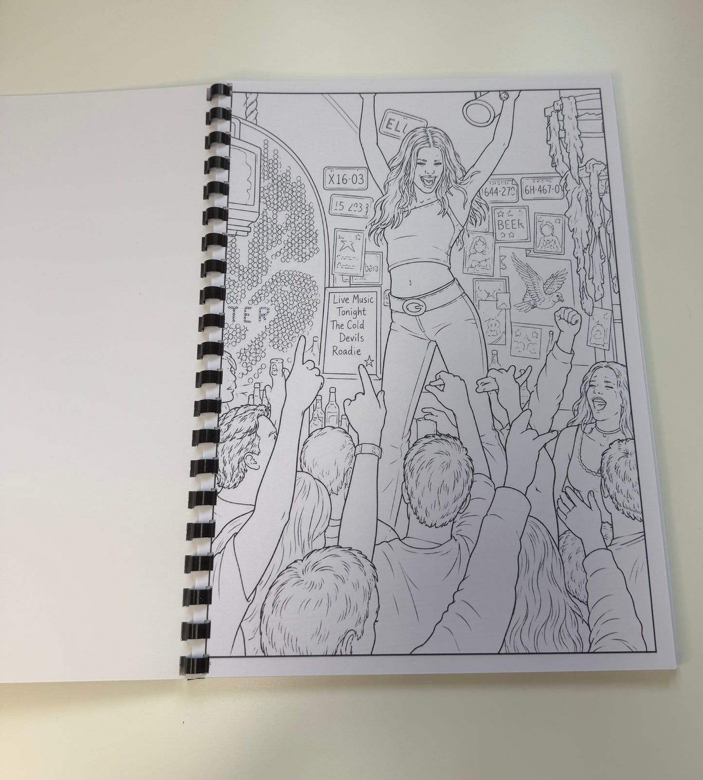 Coyote Ugly Colouring Book