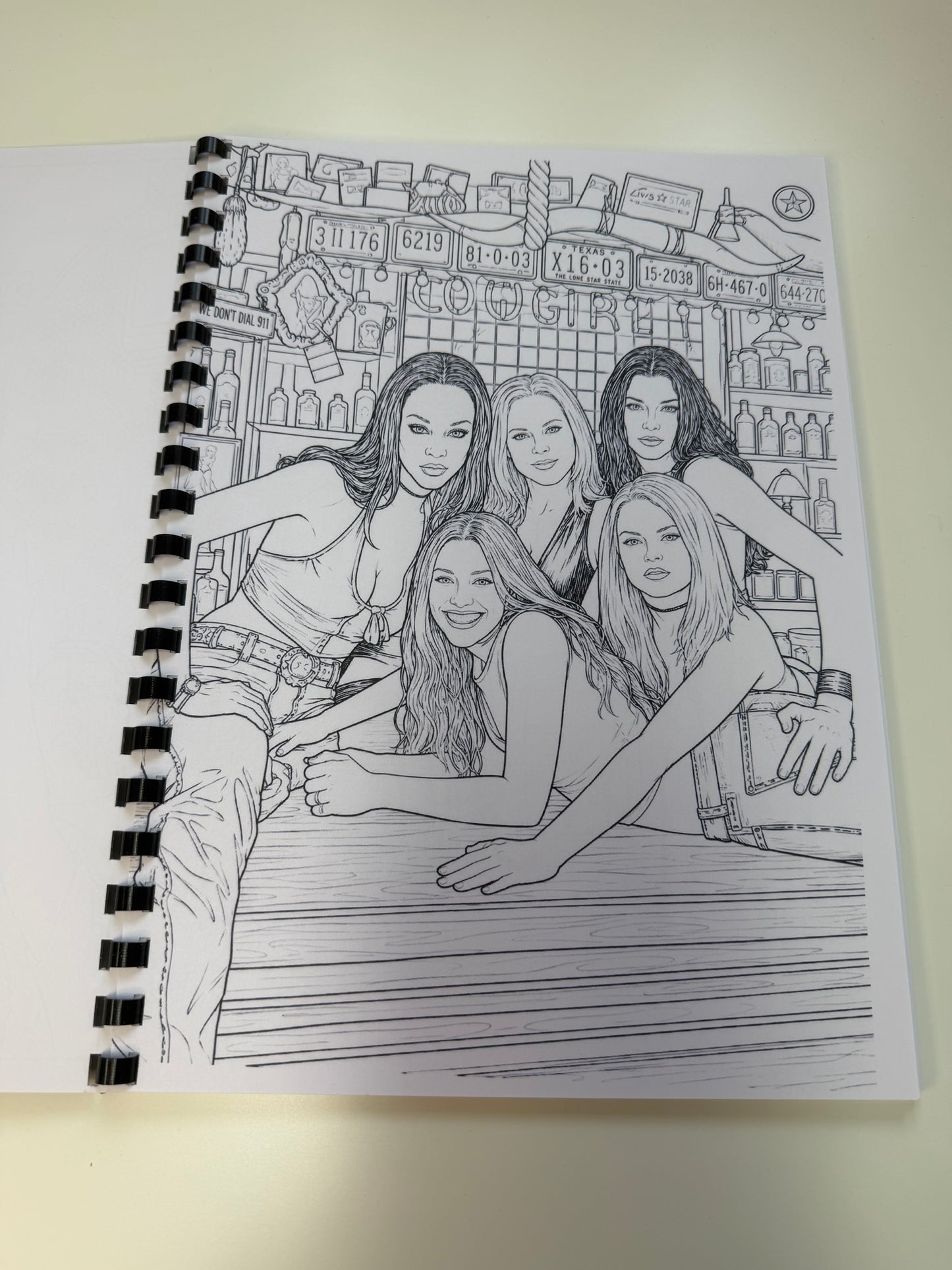 Coyote Ugly Colouring Book
