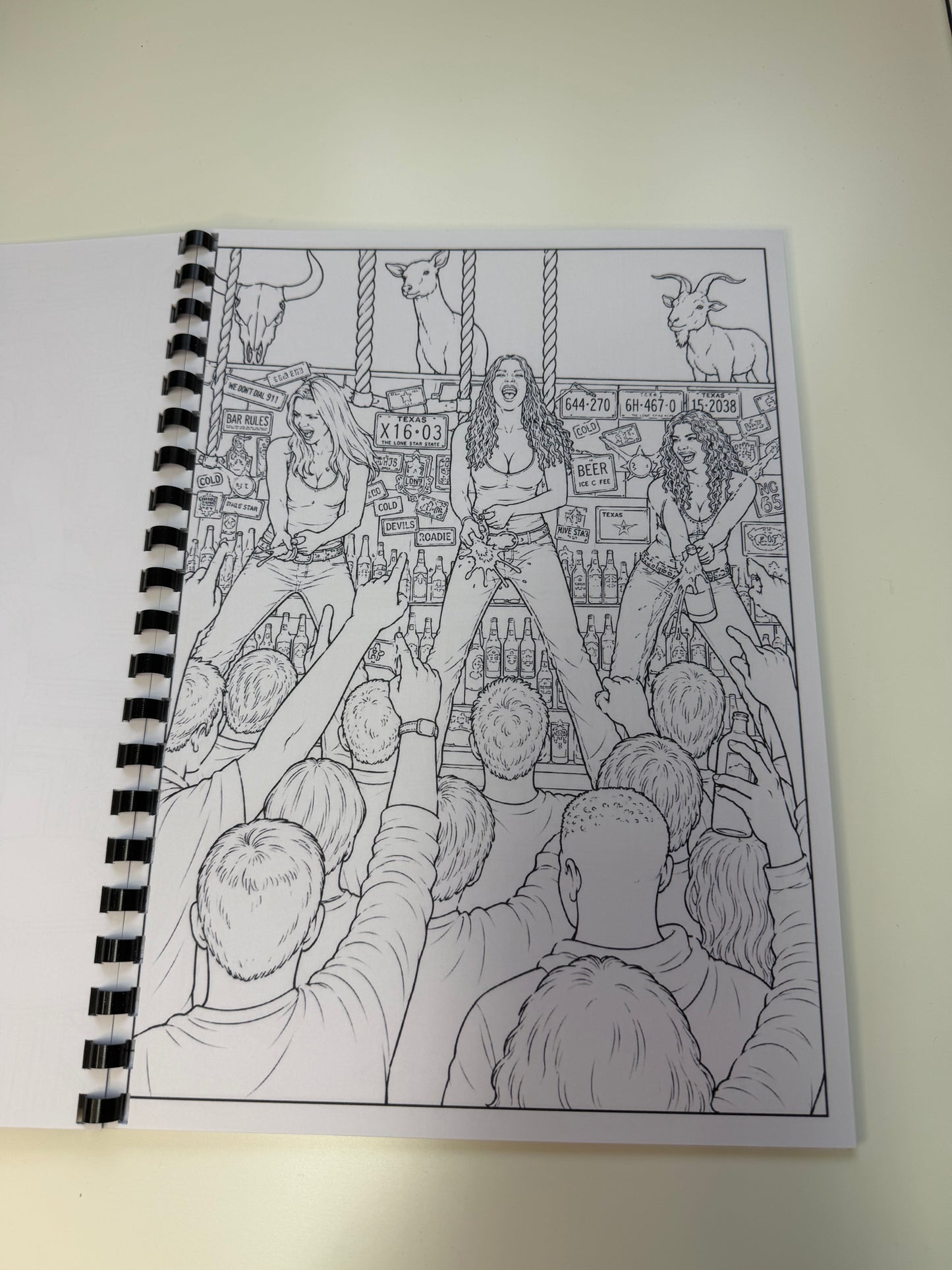 Coyote Ugly Colouring Book