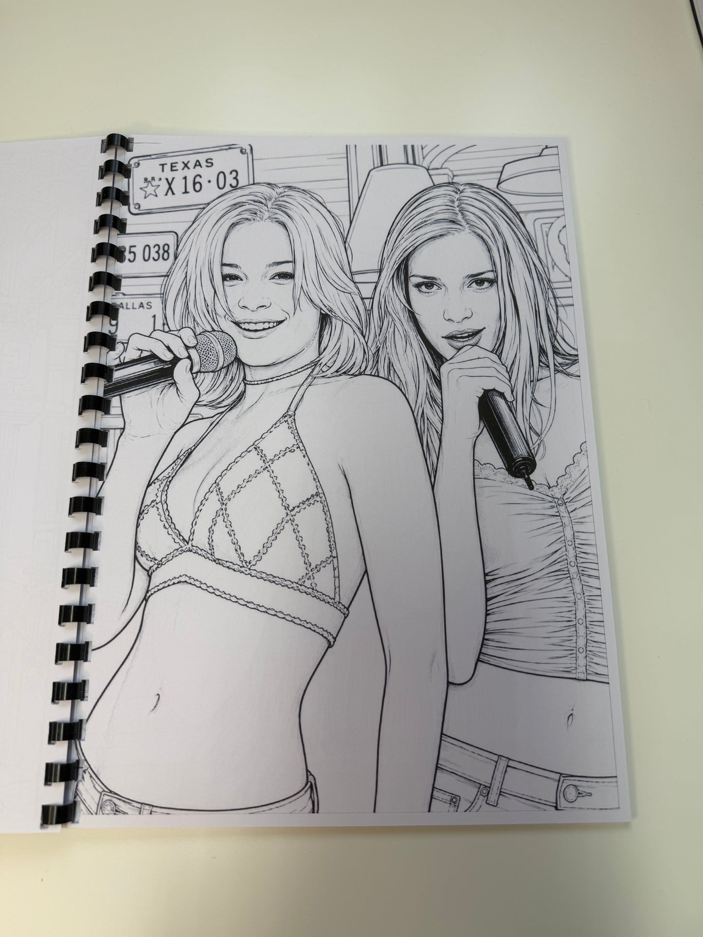 Coyote Ugly Colouring Book