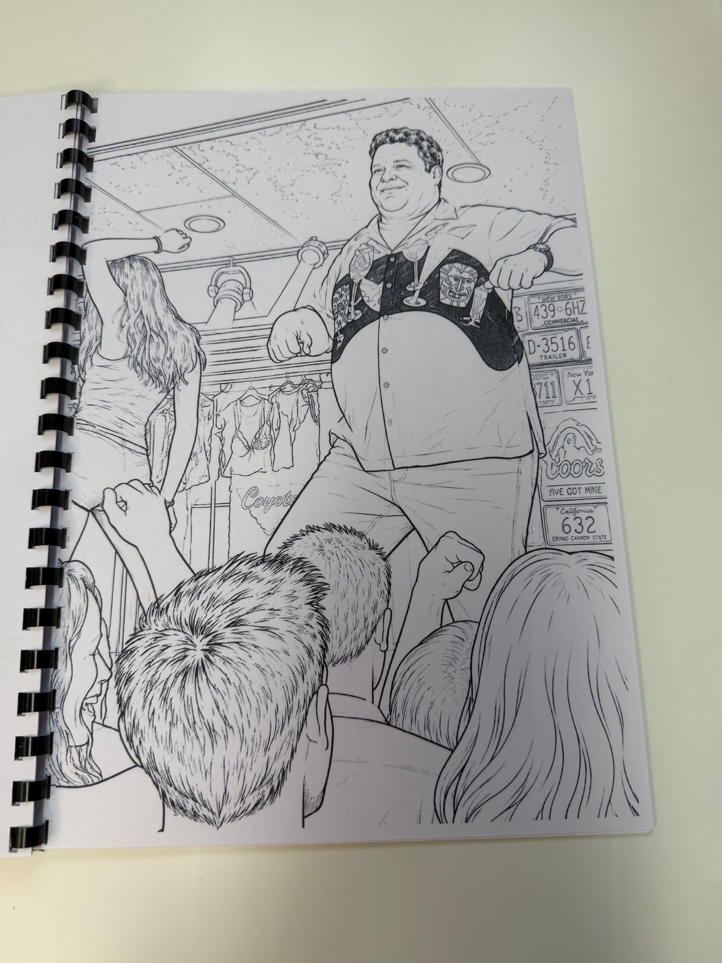 Coyote Ugly Colouring Book