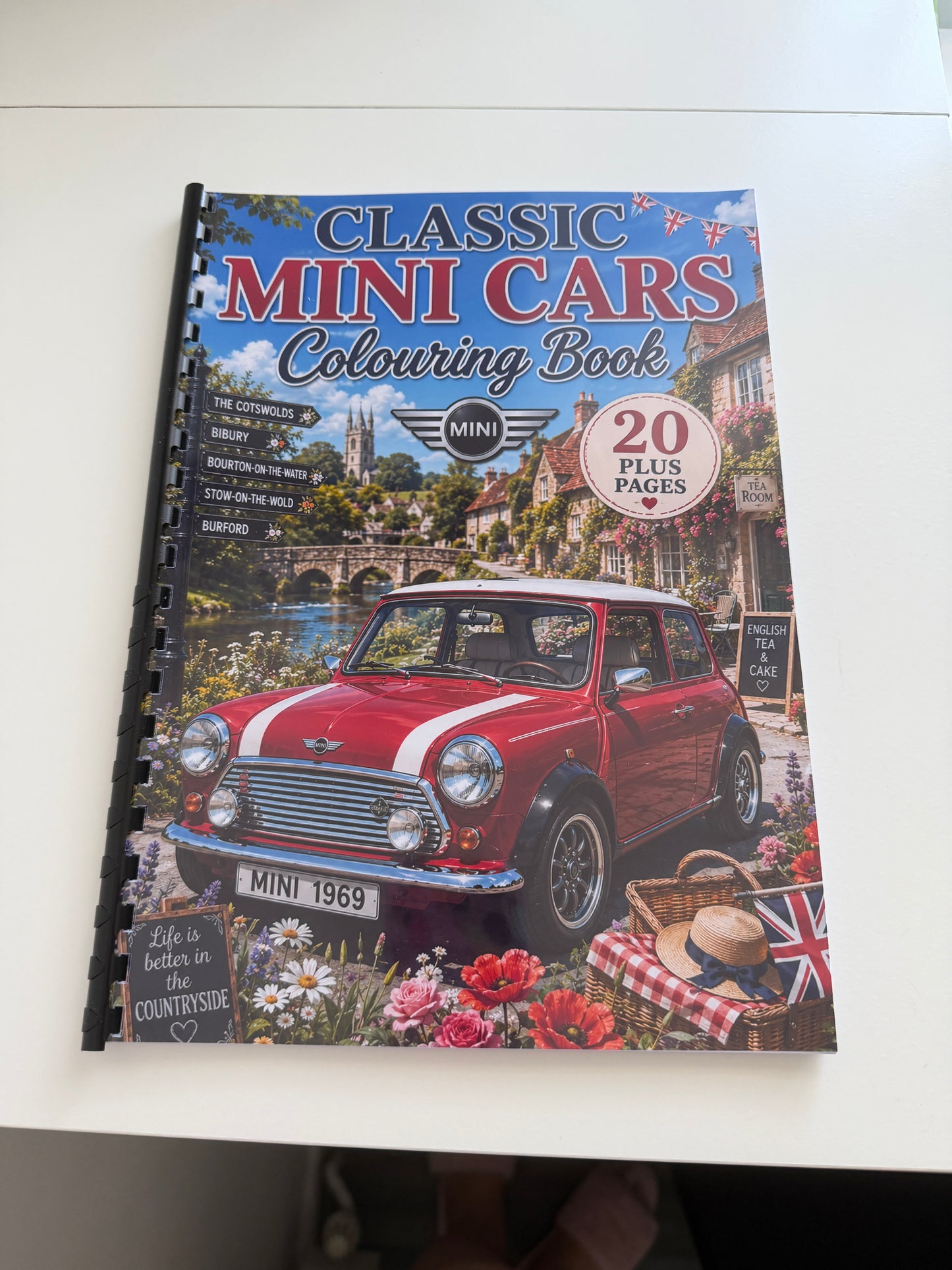 Mini Cars Colouring Book