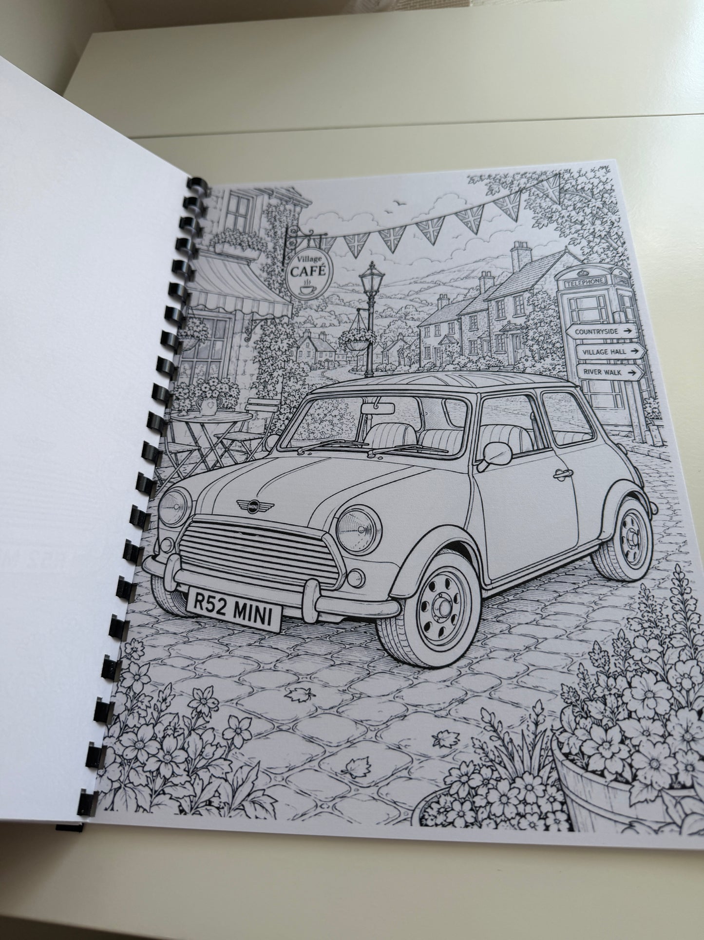Mini Cars Colouring Book