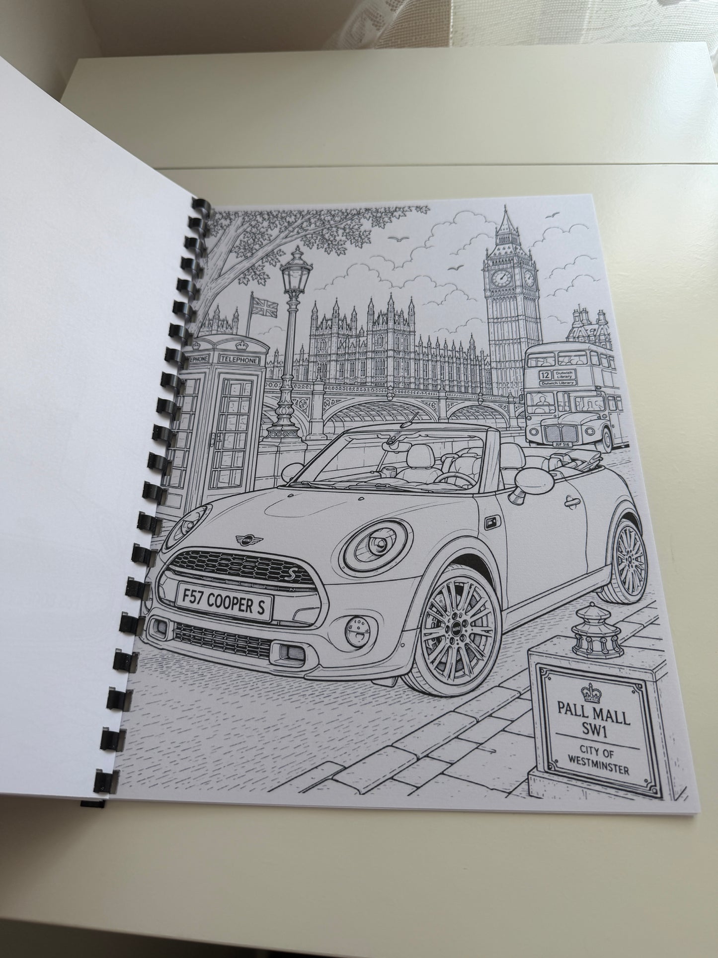 Mini Cars Colouring Book