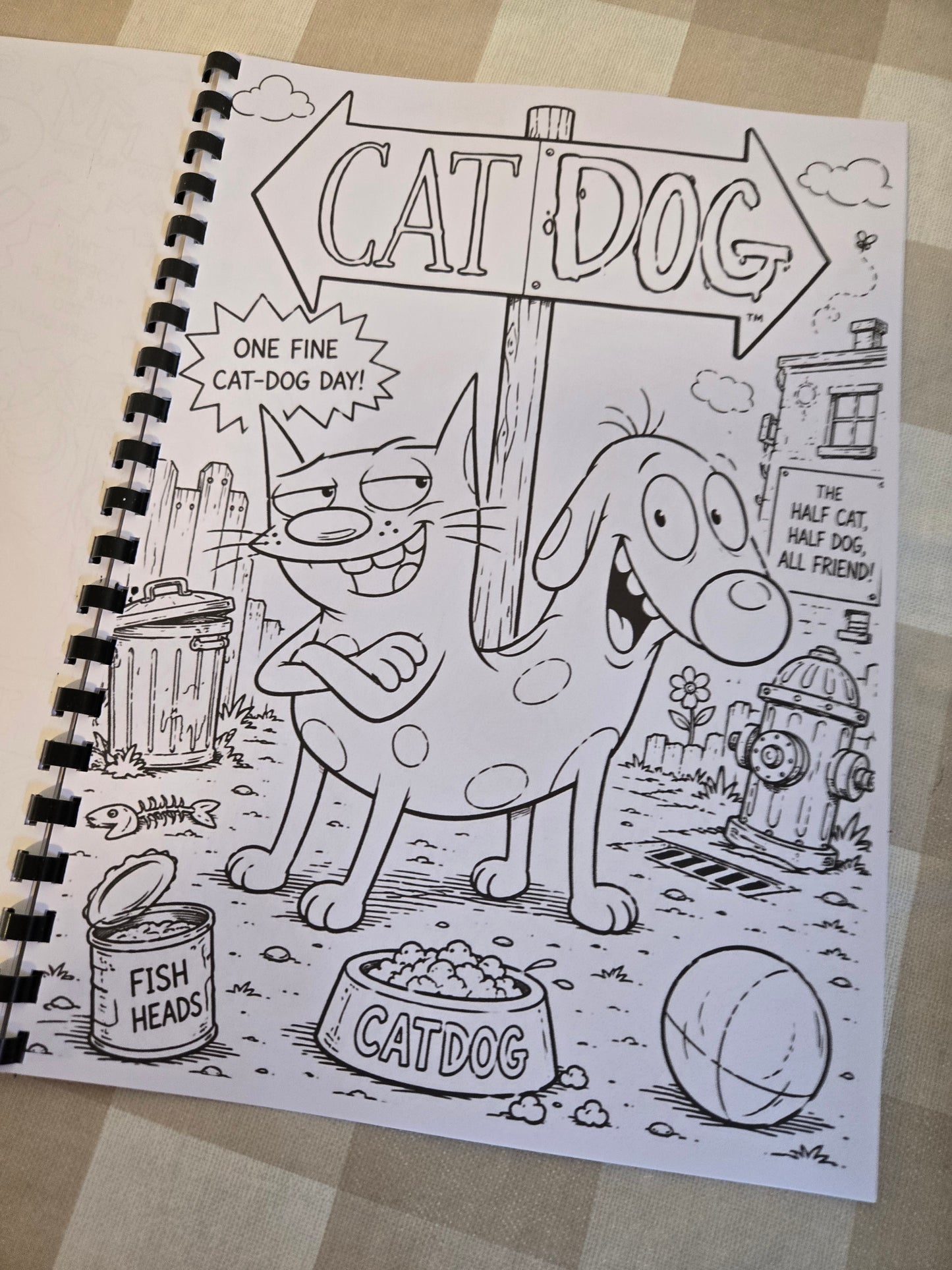 90s TV Shows Colouring Book – A4 Printed Retro Nostalgia Colouring Book