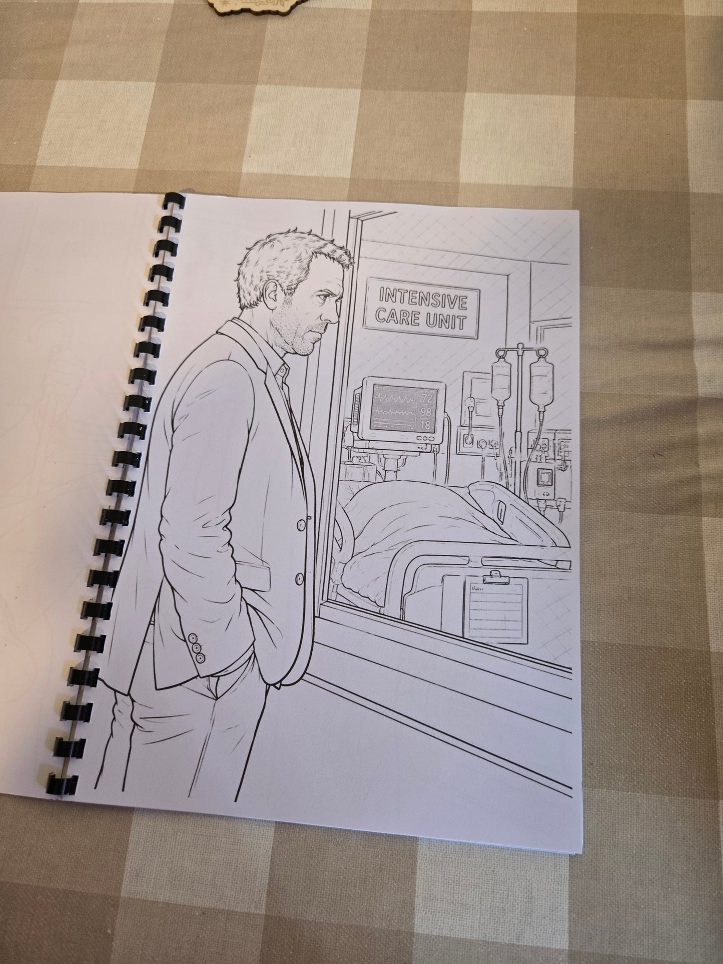 House TV Series Colouring Book – A4 Printed Medical Drama Inspired Colouring Book