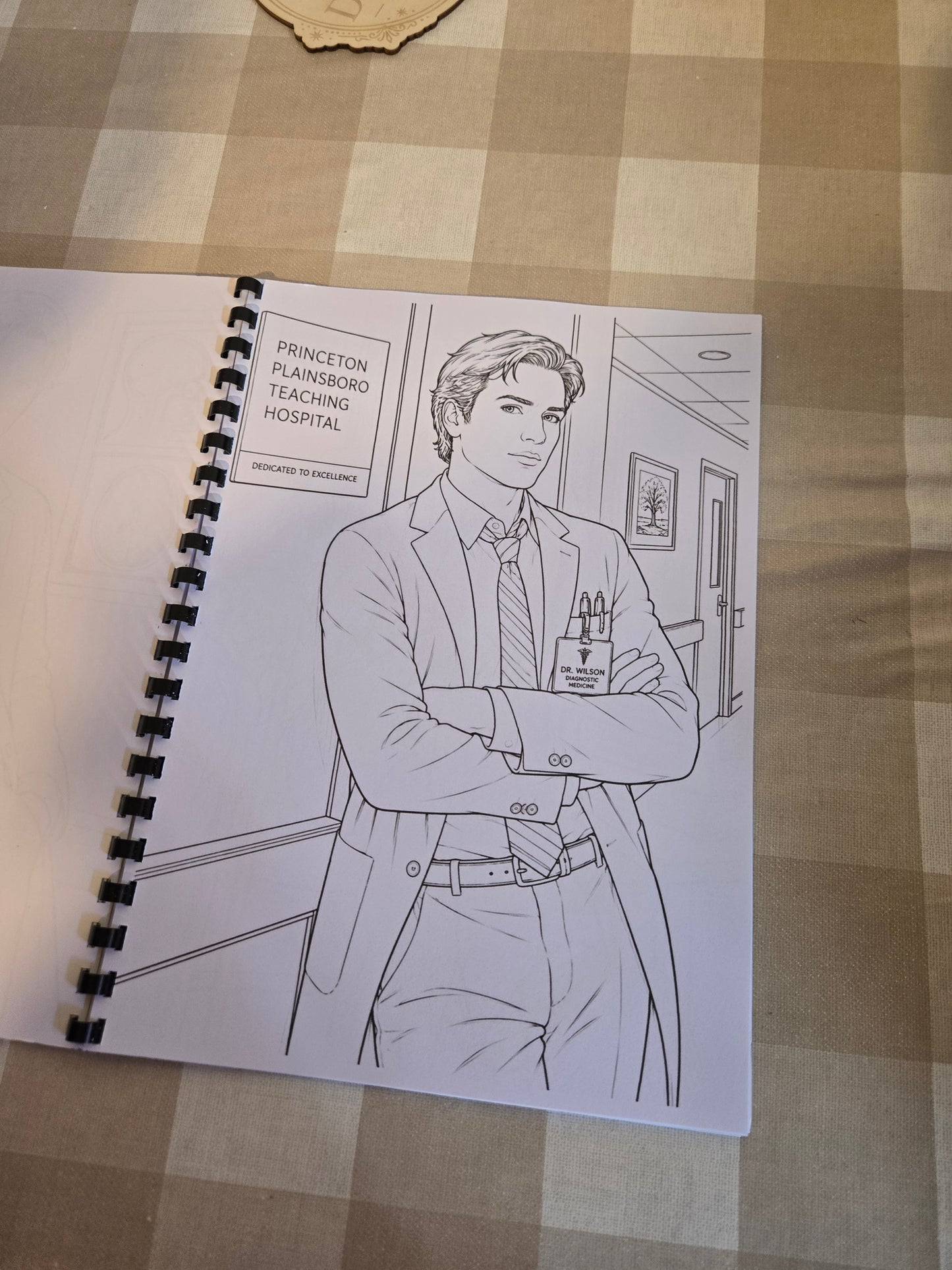 House TV Series Colouring Book – A4 Printed Medical Drama Inspired Colouring Book