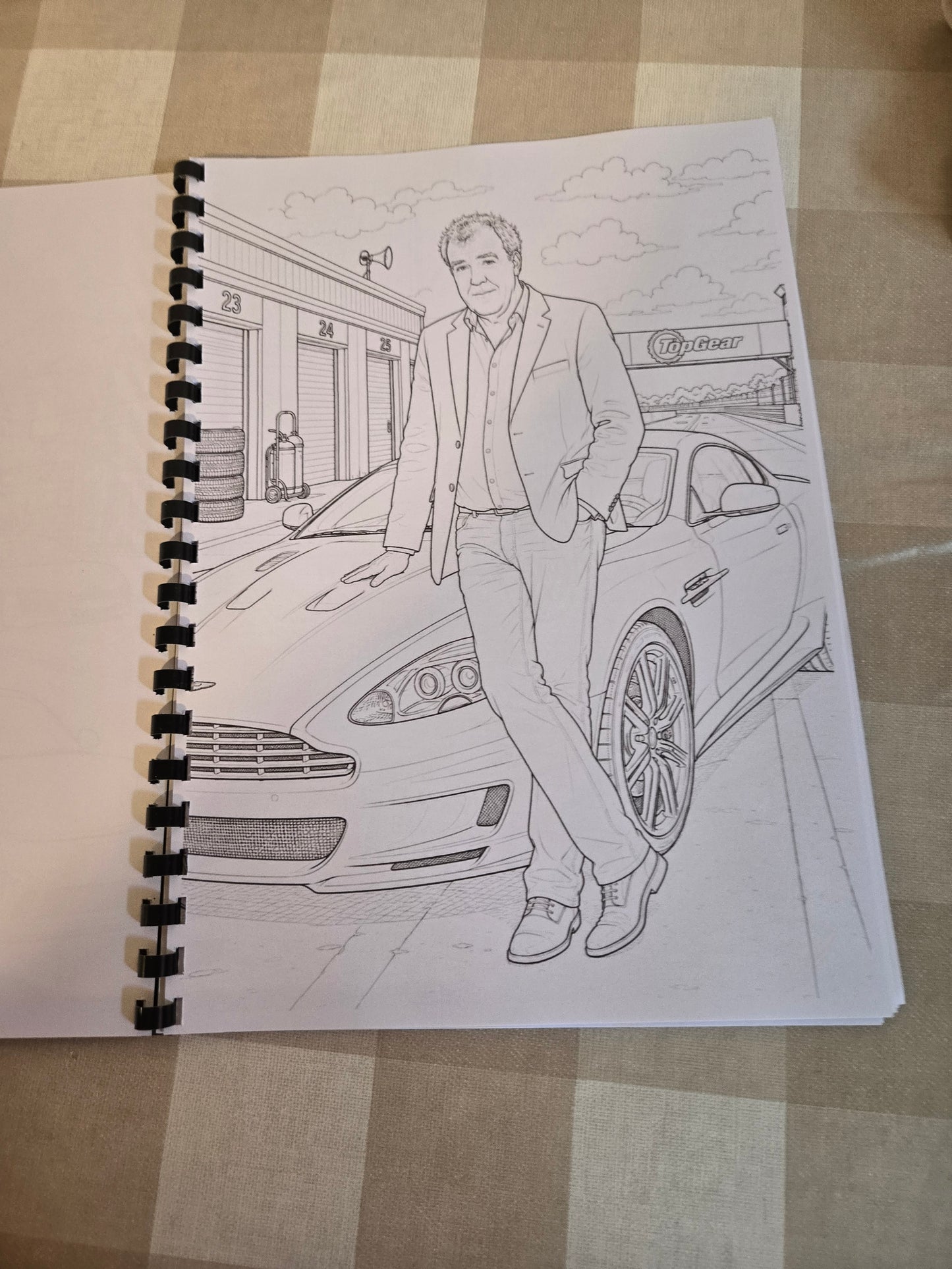 Top Gear Colouring Book – A4 Printed Motoring TV Inspired Colouring Book