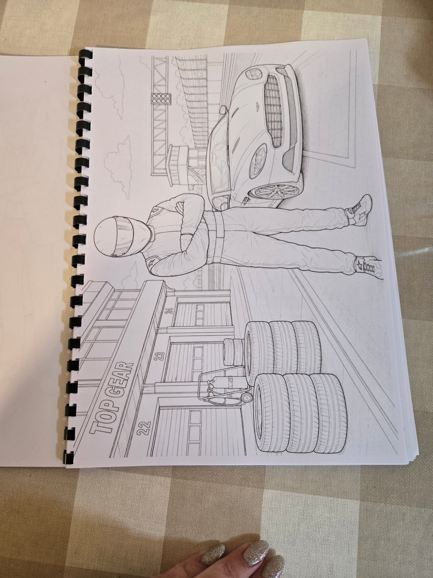 Top Gear Colouring Book – A4 Printed Motoring TV Inspired Colouring Book