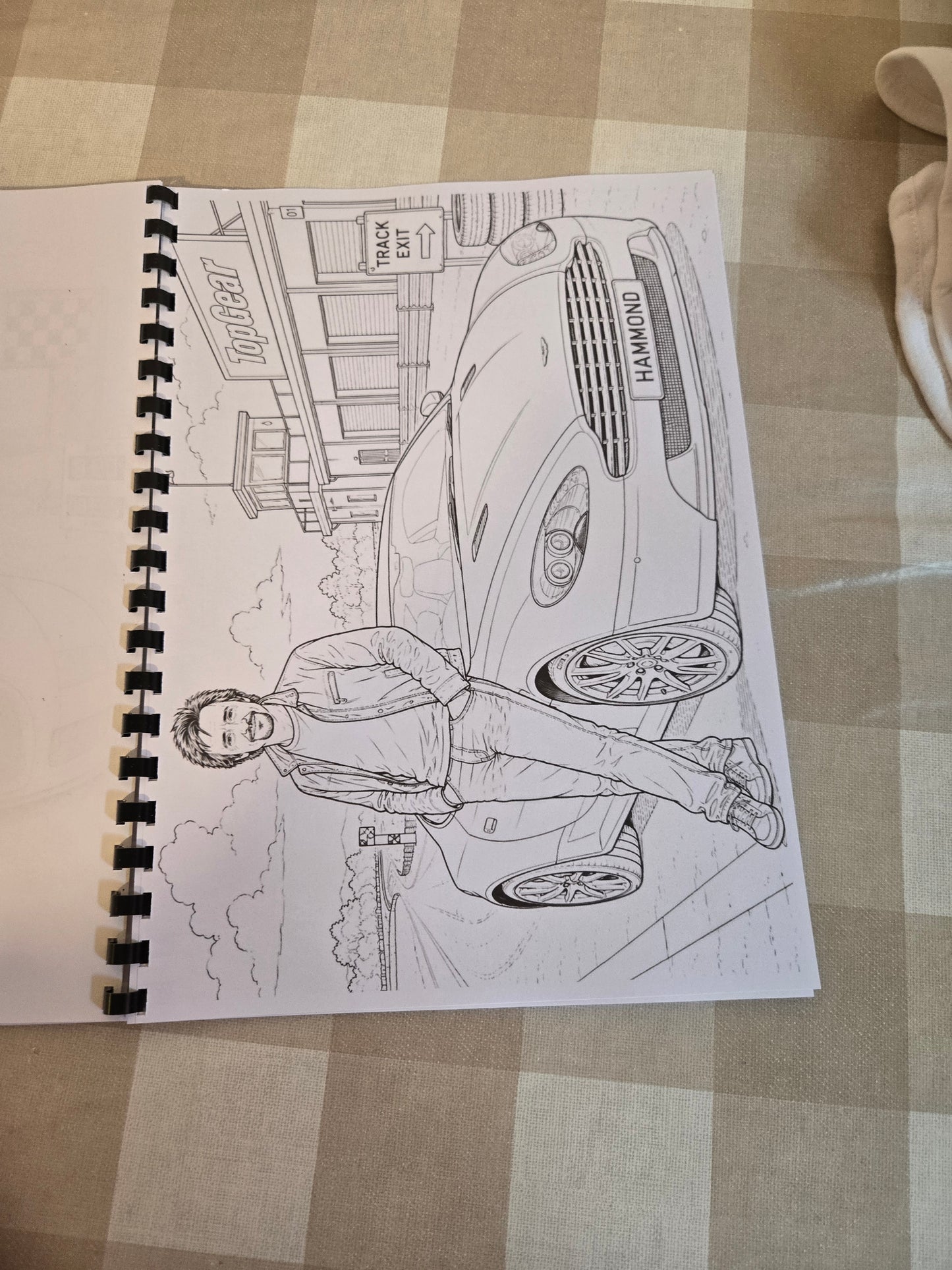 Top Gear Colouring Book – A4 Printed Motoring TV Inspired Colouring Book