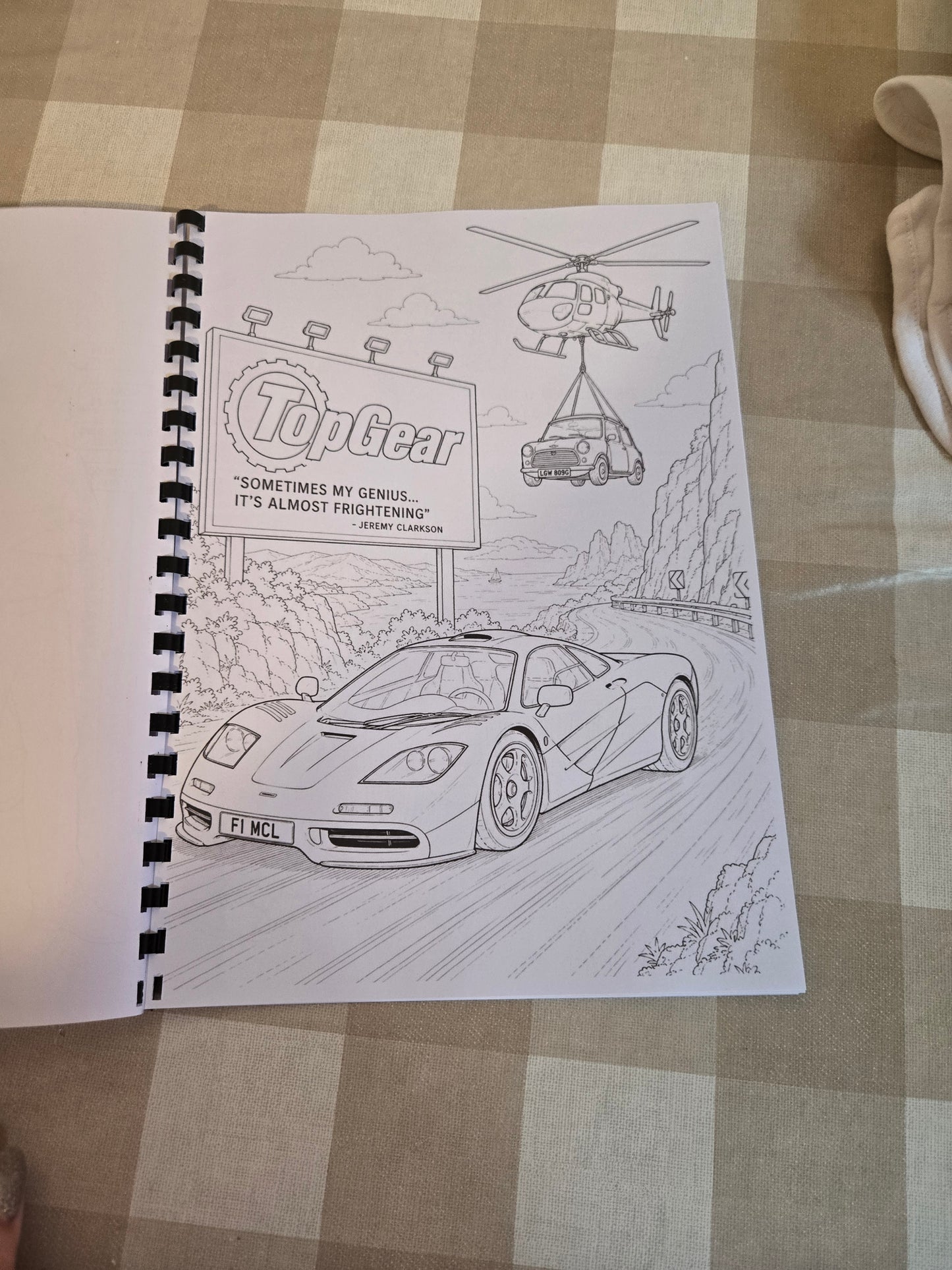 Top Gear Colouring Book – A4 Printed Motoring TV Inspired Colouring Book