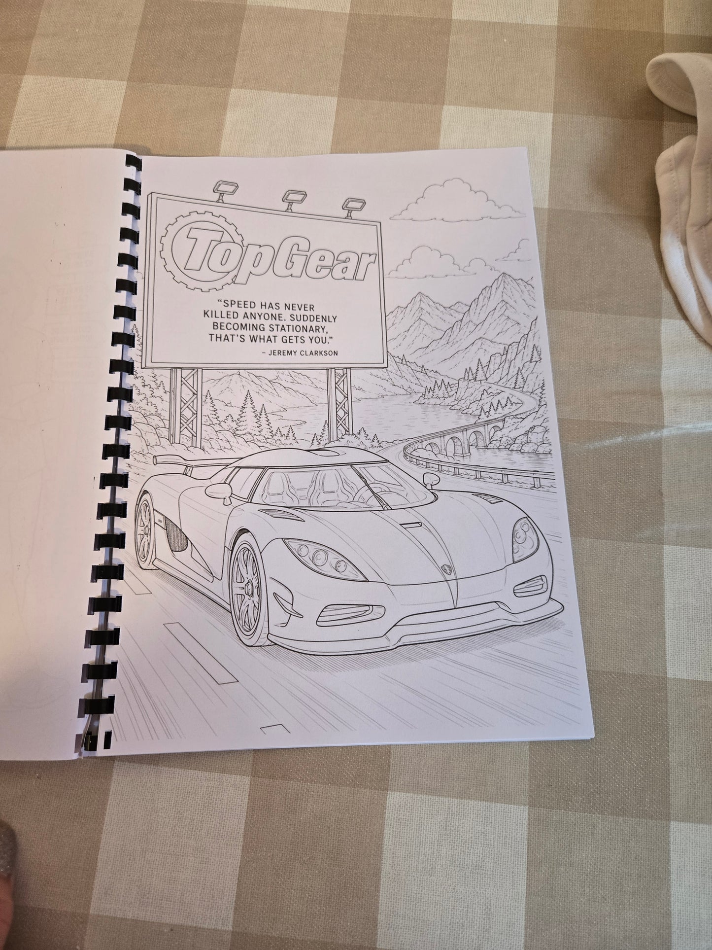 Top Gear Colouring Book – A4 Printed Motoring TV Inspired Colouring Book