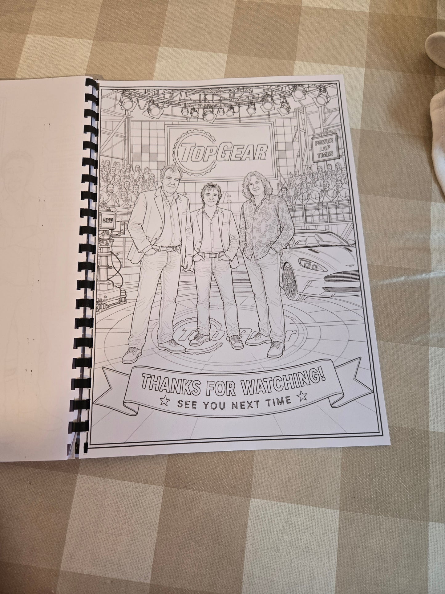 Top Gear Colouring Book – A4 Printed Motoring TV Inspired Colouring Book