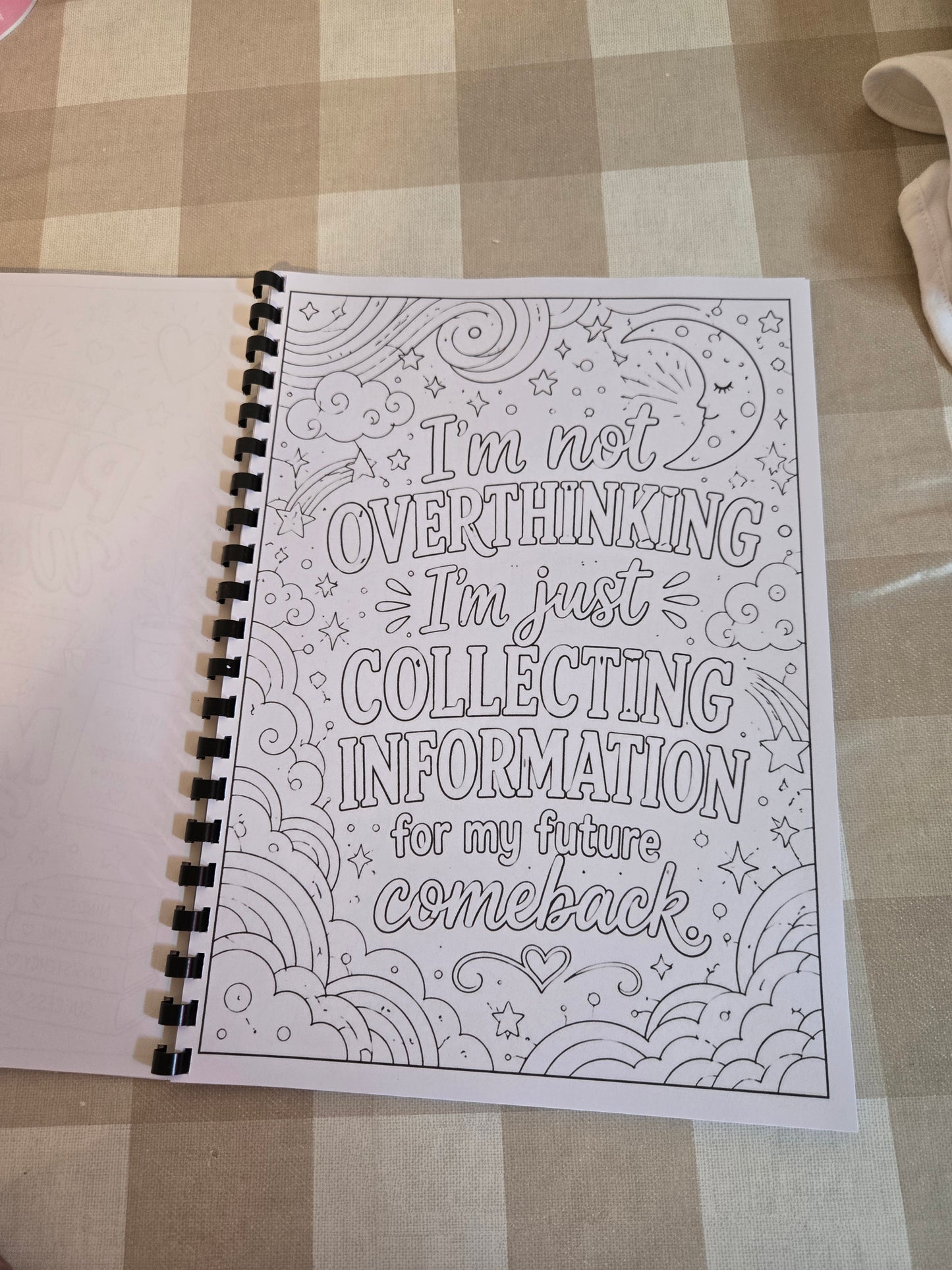 Positive Affirmations Colouring Book – A4 Printed Mindful & Motivational Colouring Book