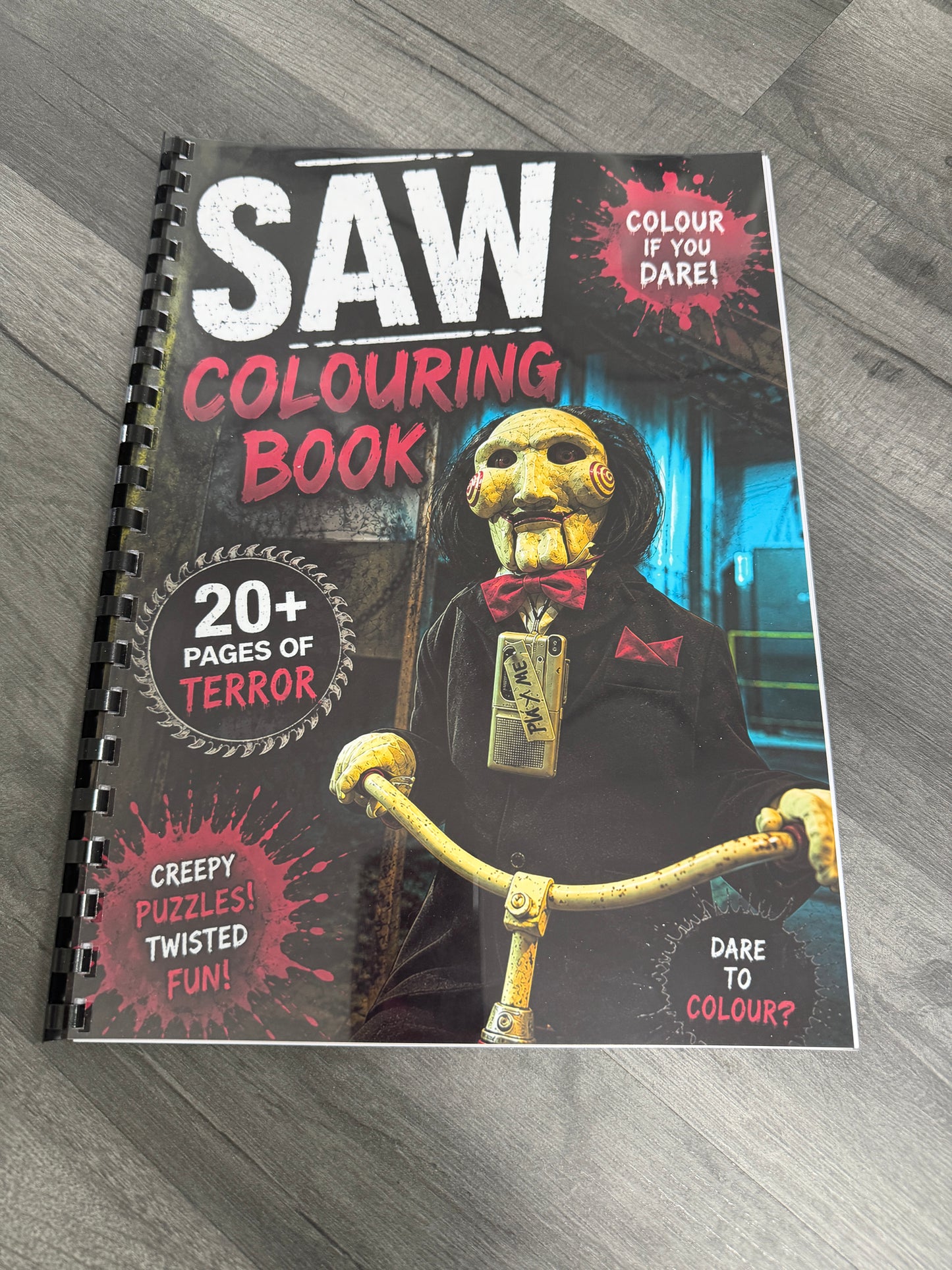 Saw Colouring Book | Horror Movie Fan Gift |