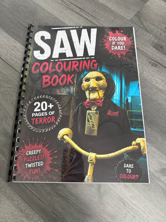 Saw Colouring Book | Horror Movie Fan Gift |