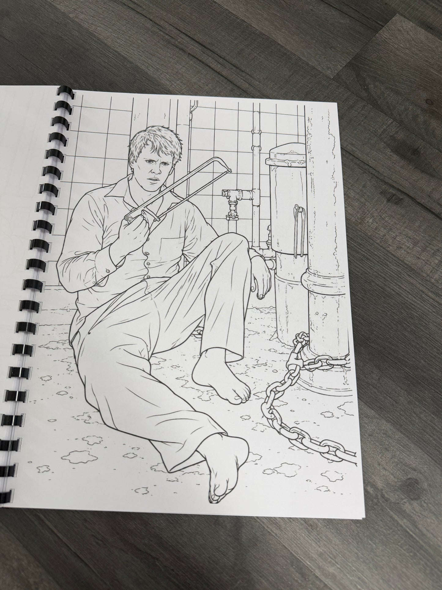 Saw Colouring Book | Horror Movie Fan Gift |