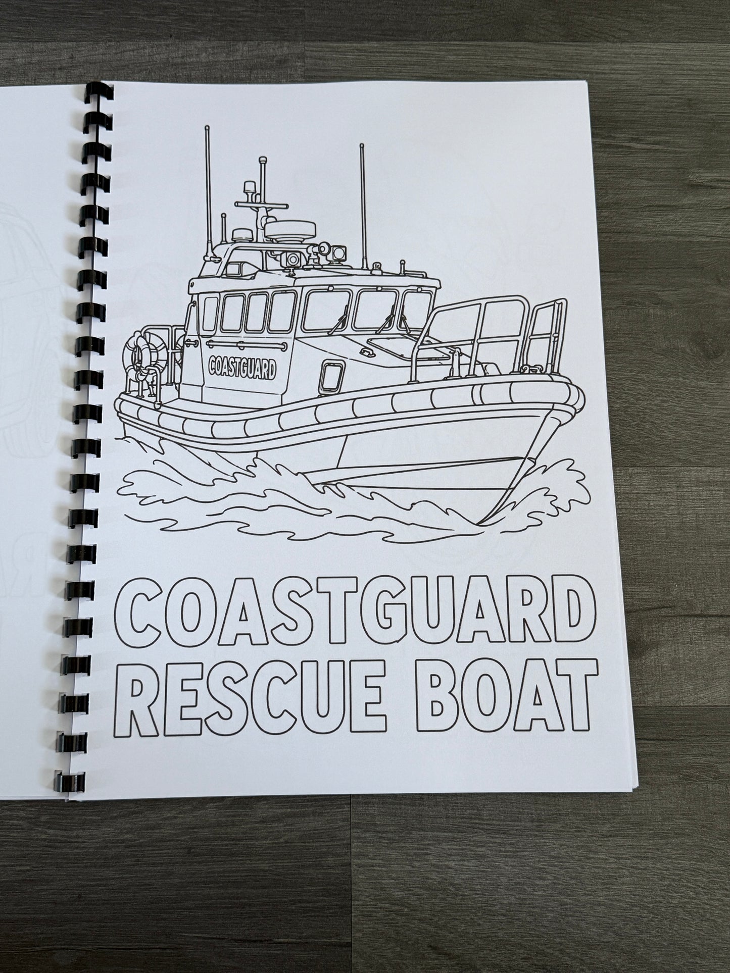 Emergency Services Colouring Book | Police Firefighter Ambulance Paramedic Gift
