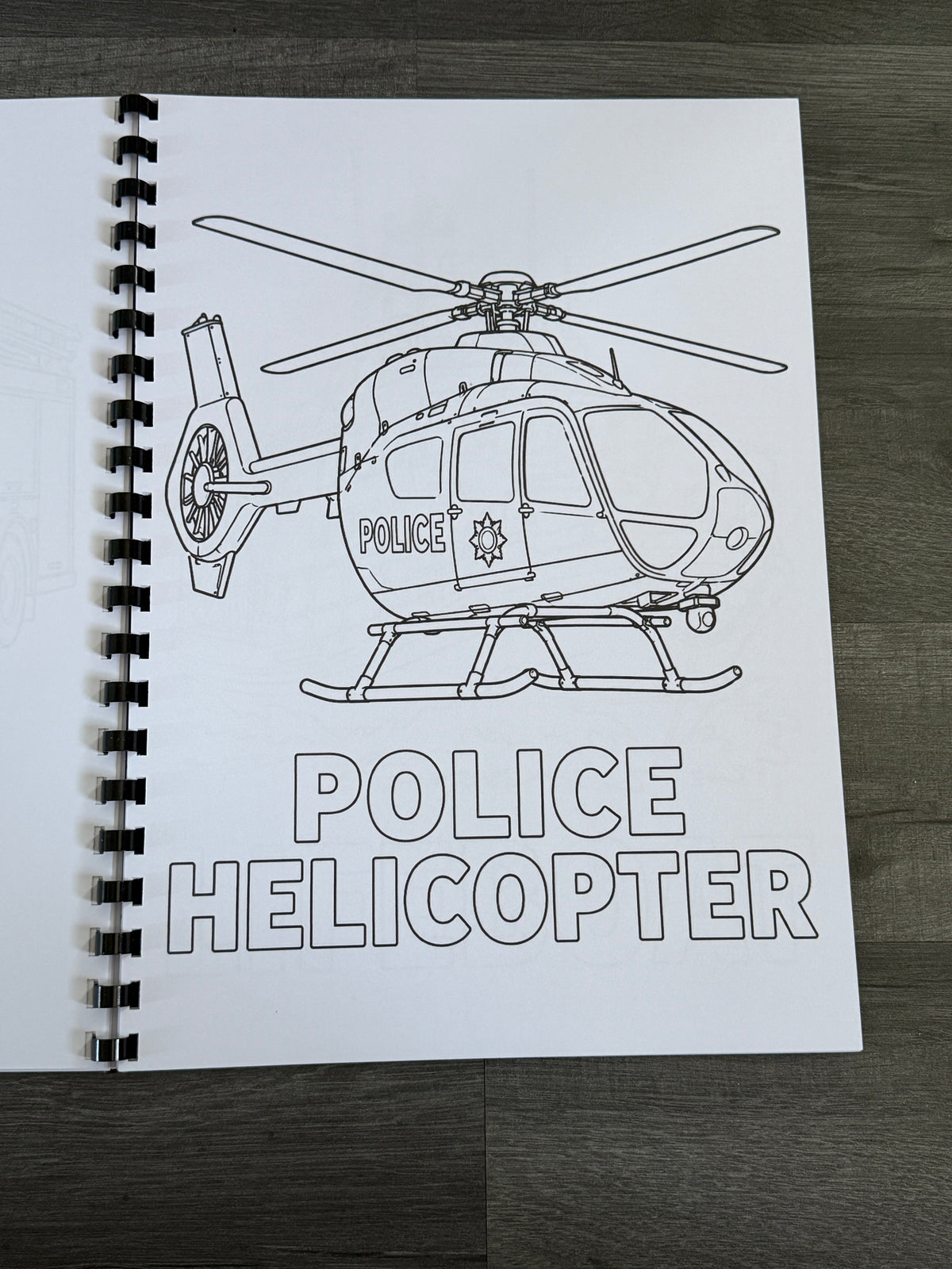 Product title: Emergency Services Colouring Book | Police, Fire & Ambulance Kids Activity Book