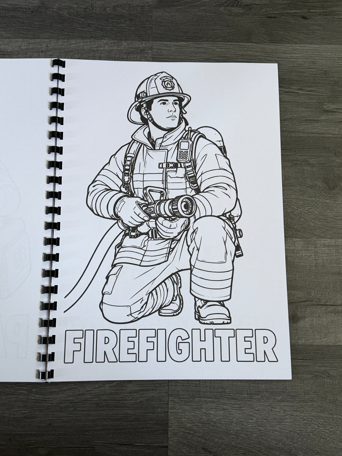 Product title: Emergency Services Colouring Book | Police, Fire & Ambulance Kids Activity Book