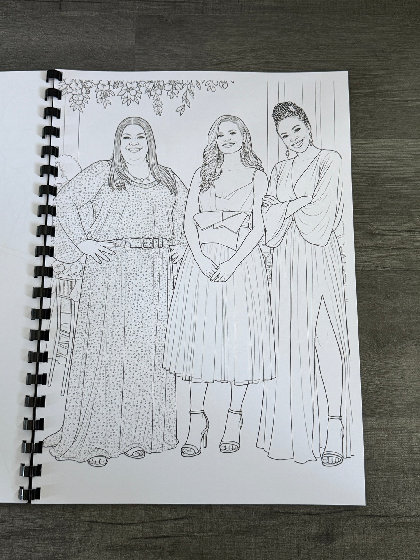 Sweet Magnolias Inspired Colouring Book
