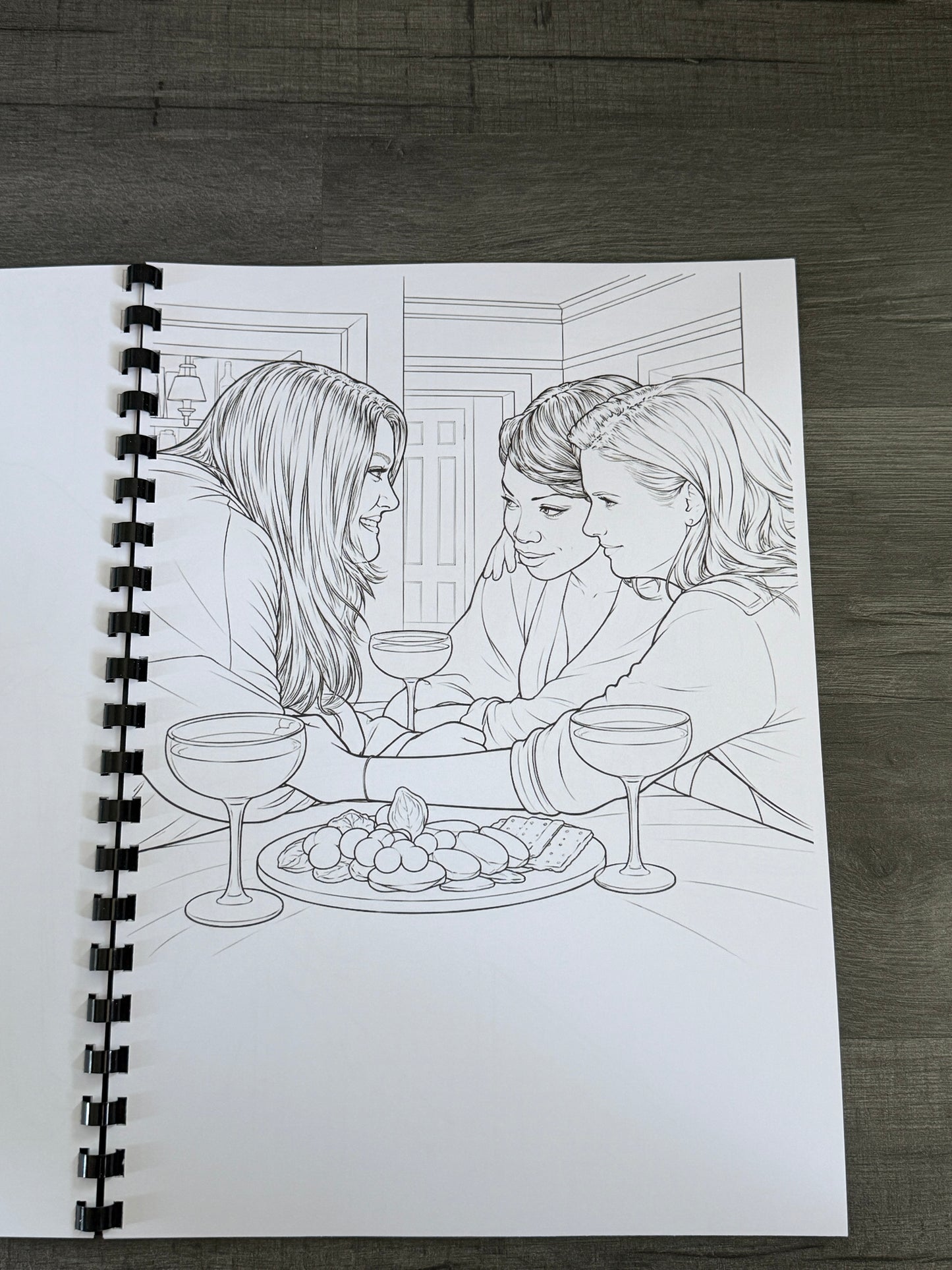 Sweet Magnolias Inspired Colouring Book