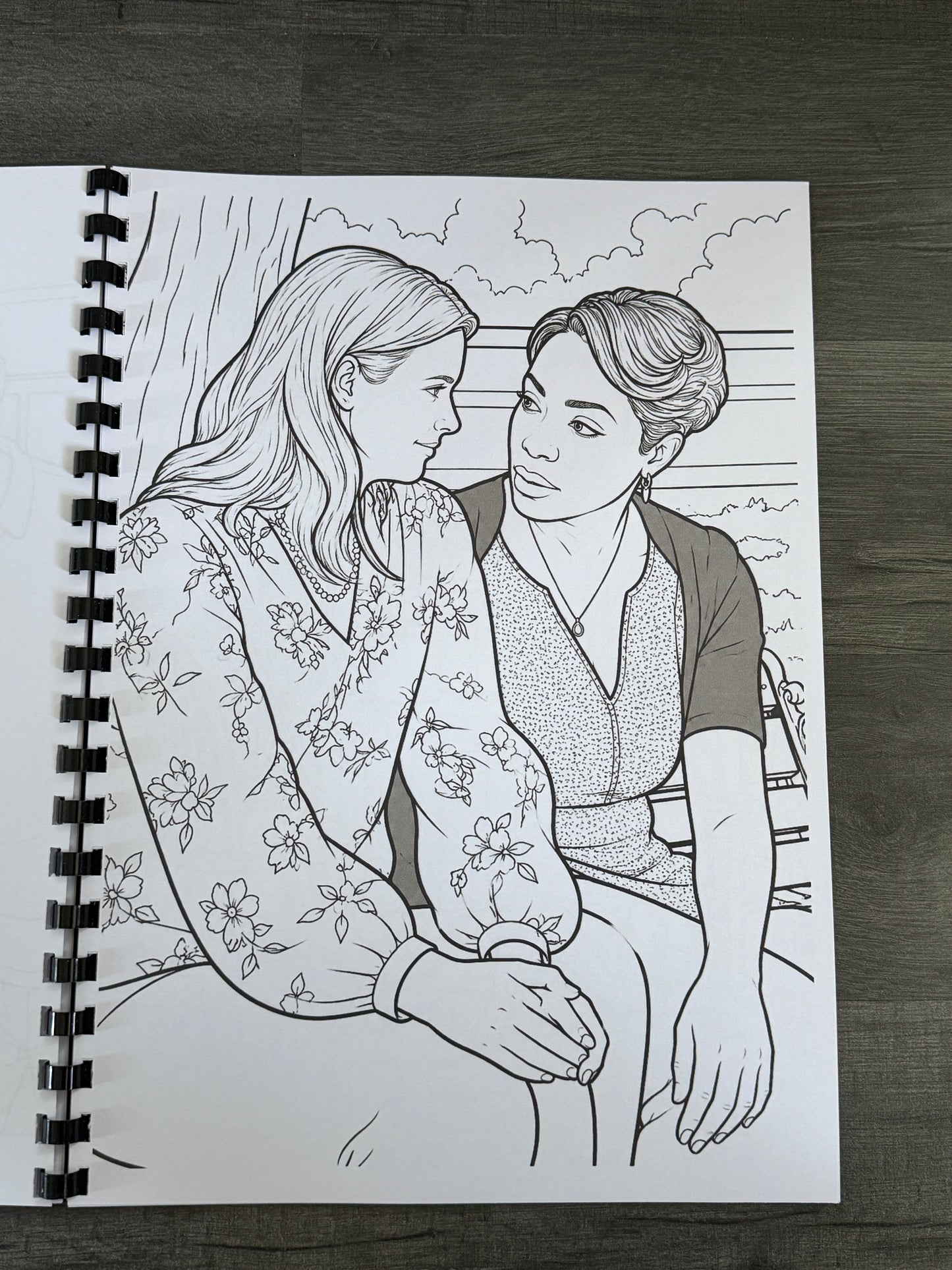 Sweet Magnolias Inspired Colouring Book