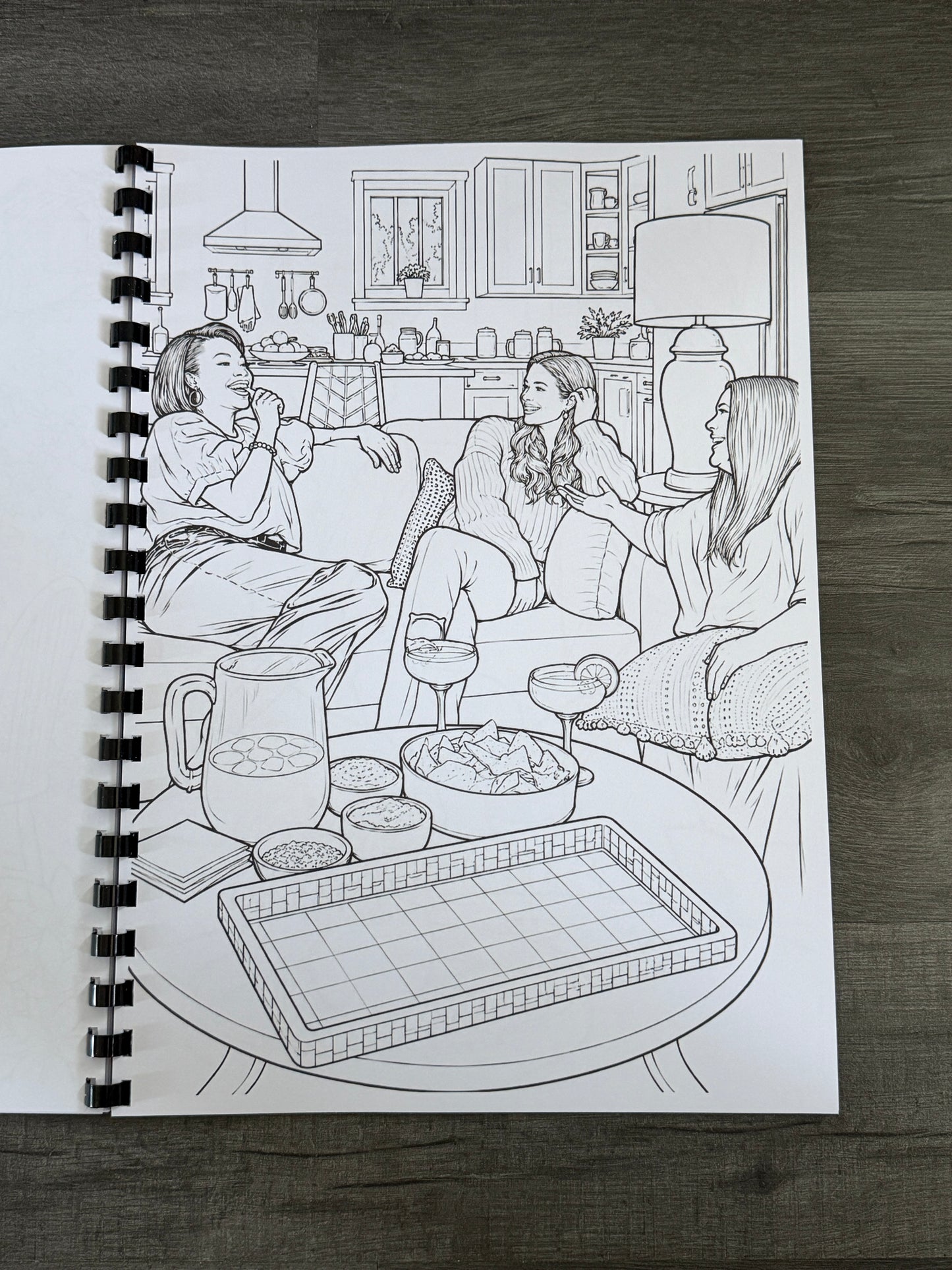 Sweet Magnolias Inspired Colouring Book
