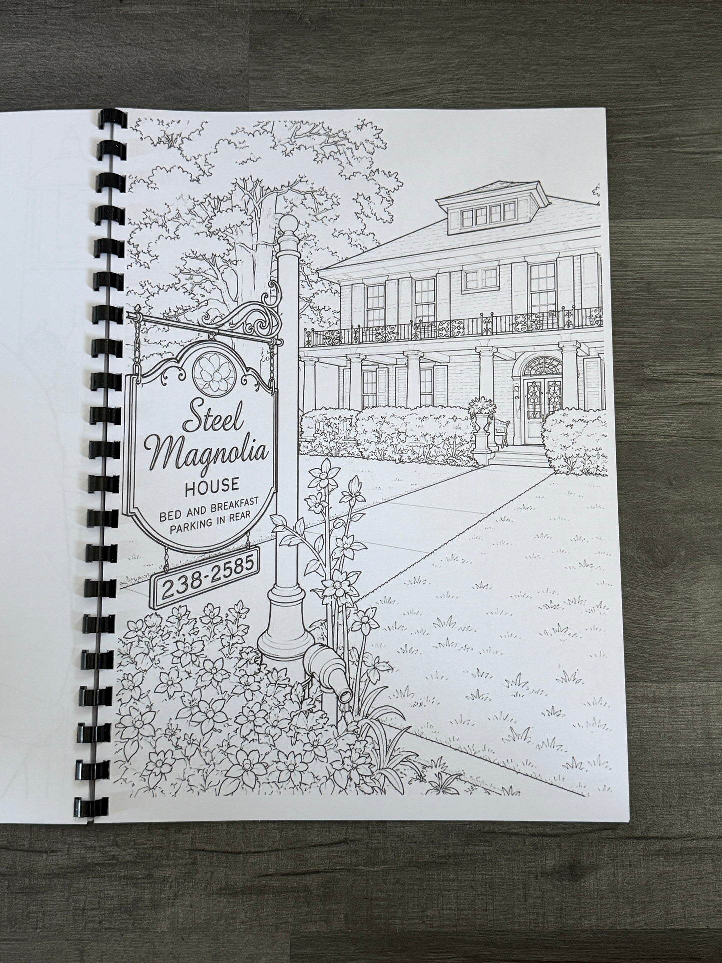 Sweet Magnolias Inspired Colouring Book