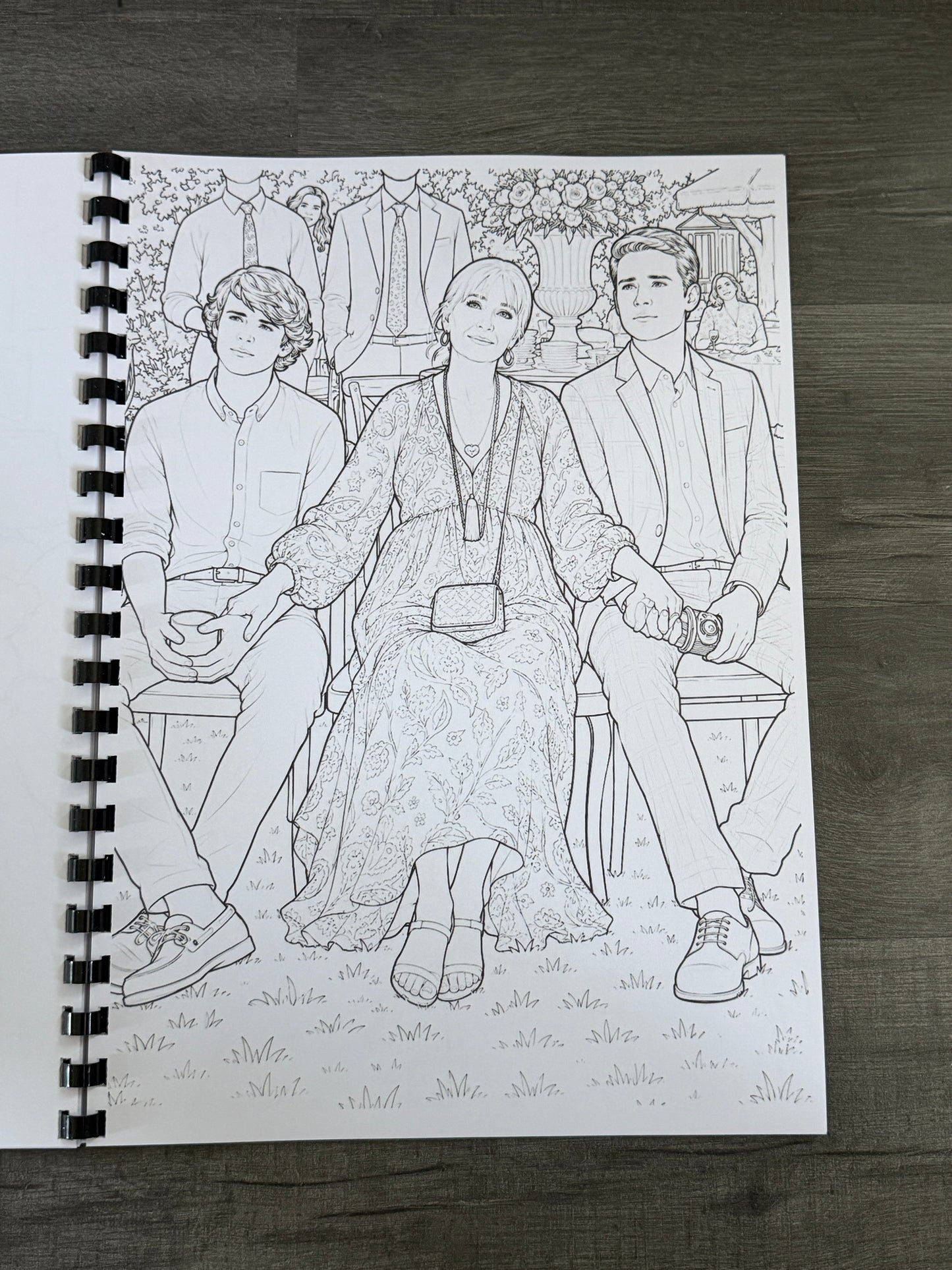 Sweet Magnolias Inspired Colouring Book