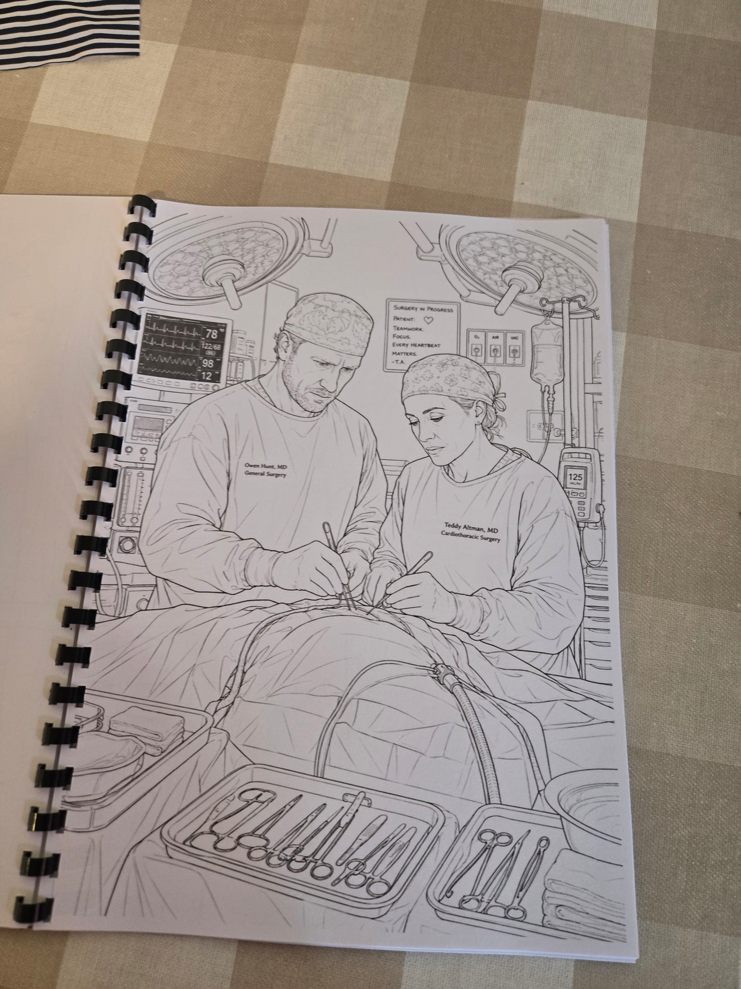 Grey’s Anatomy Colouring Book Part 2