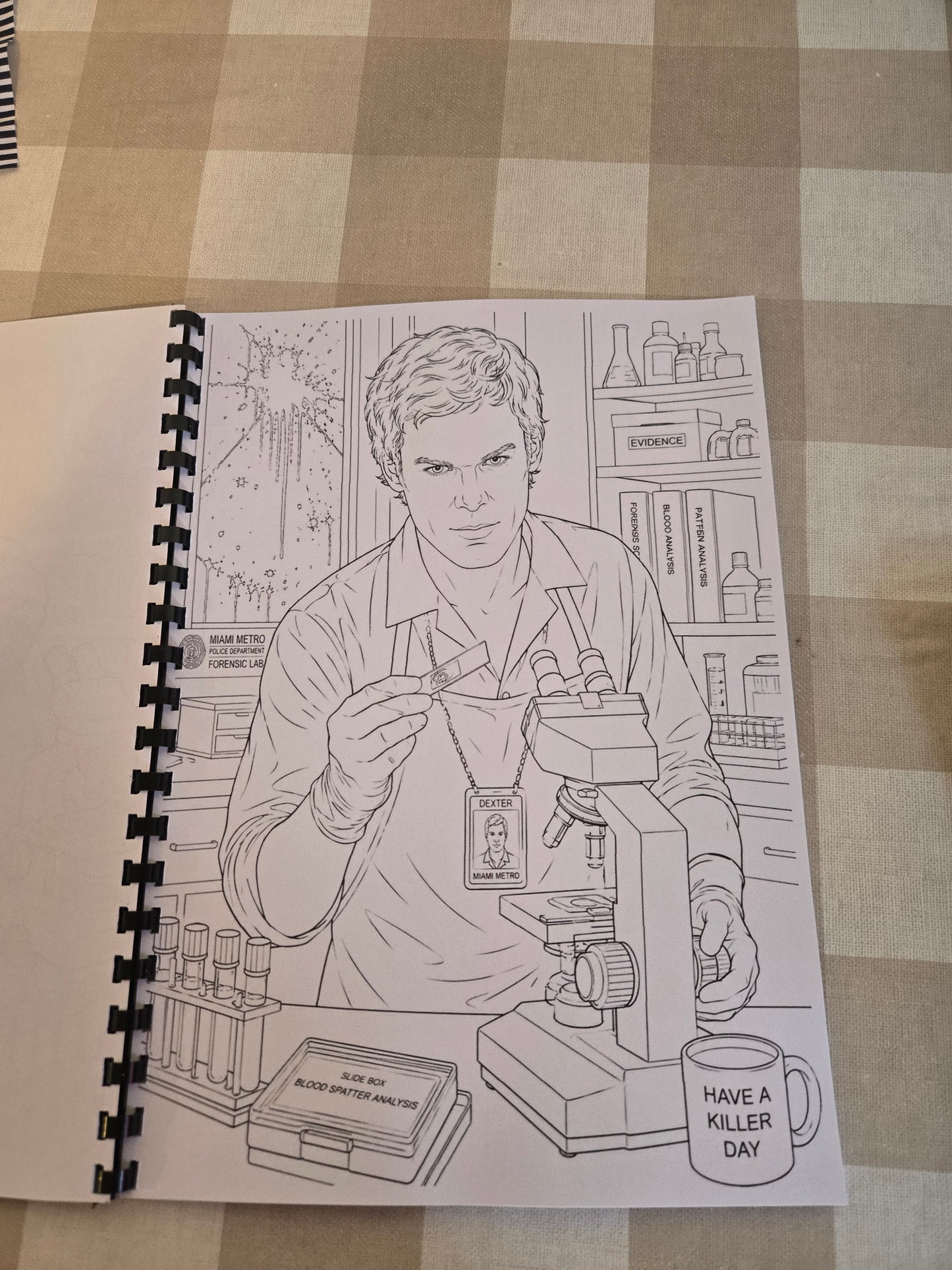 Dexter Inspired Colouring Book