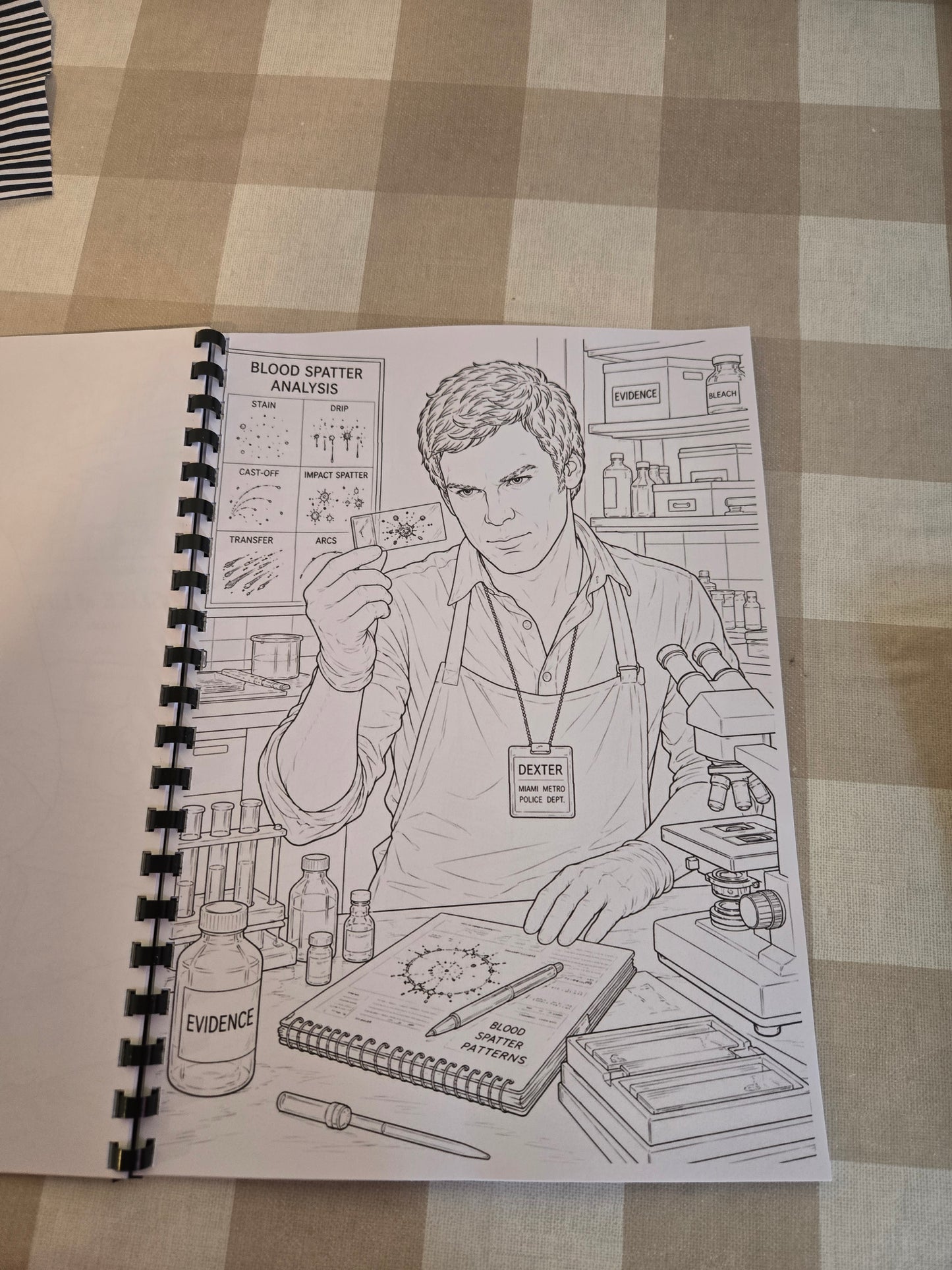 Dexter Inspired Colouring Book
