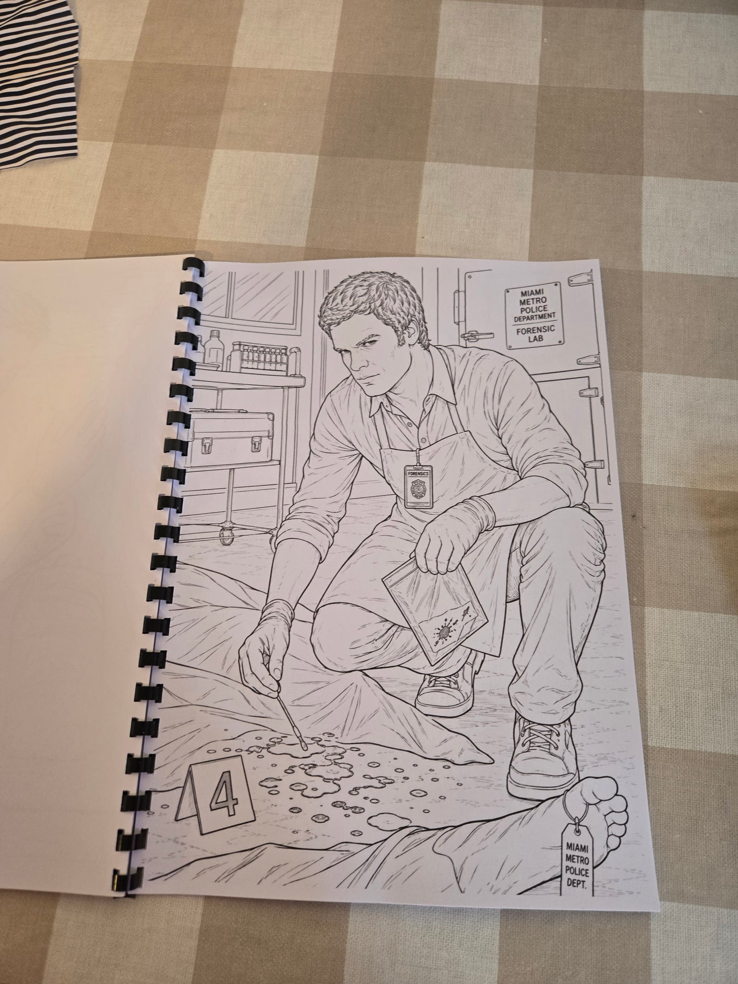 Dexter Inspired Colouring Book