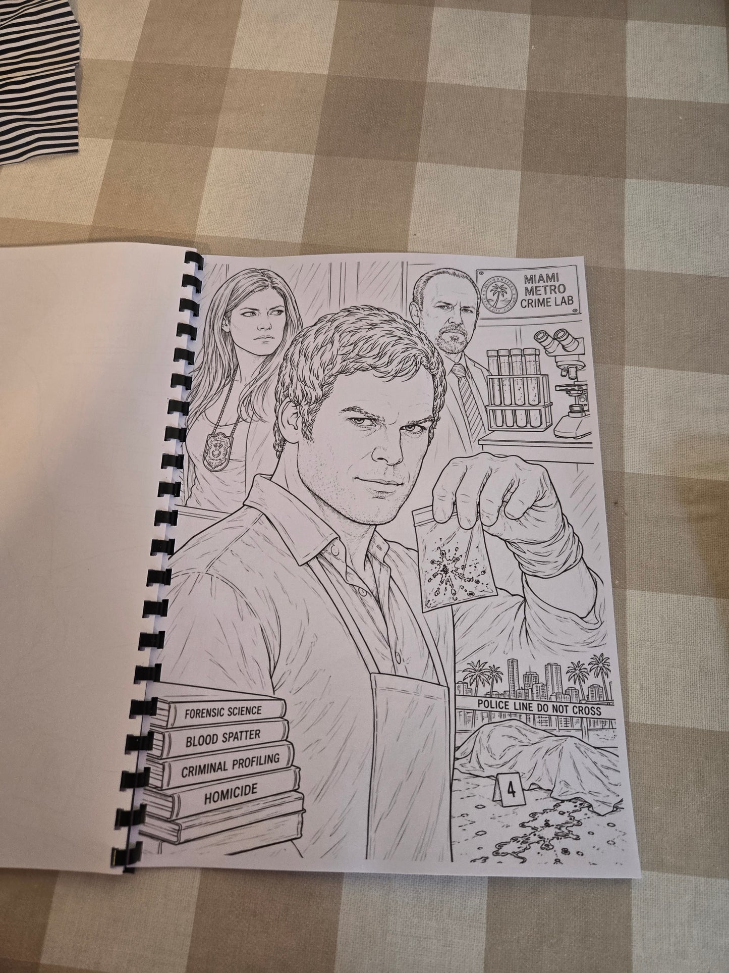 Dexter Inspired Colouring Book