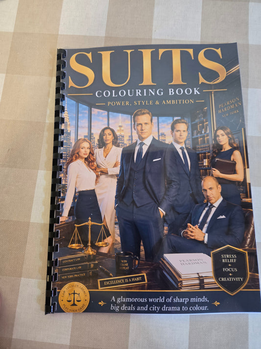Suits Colouring Book