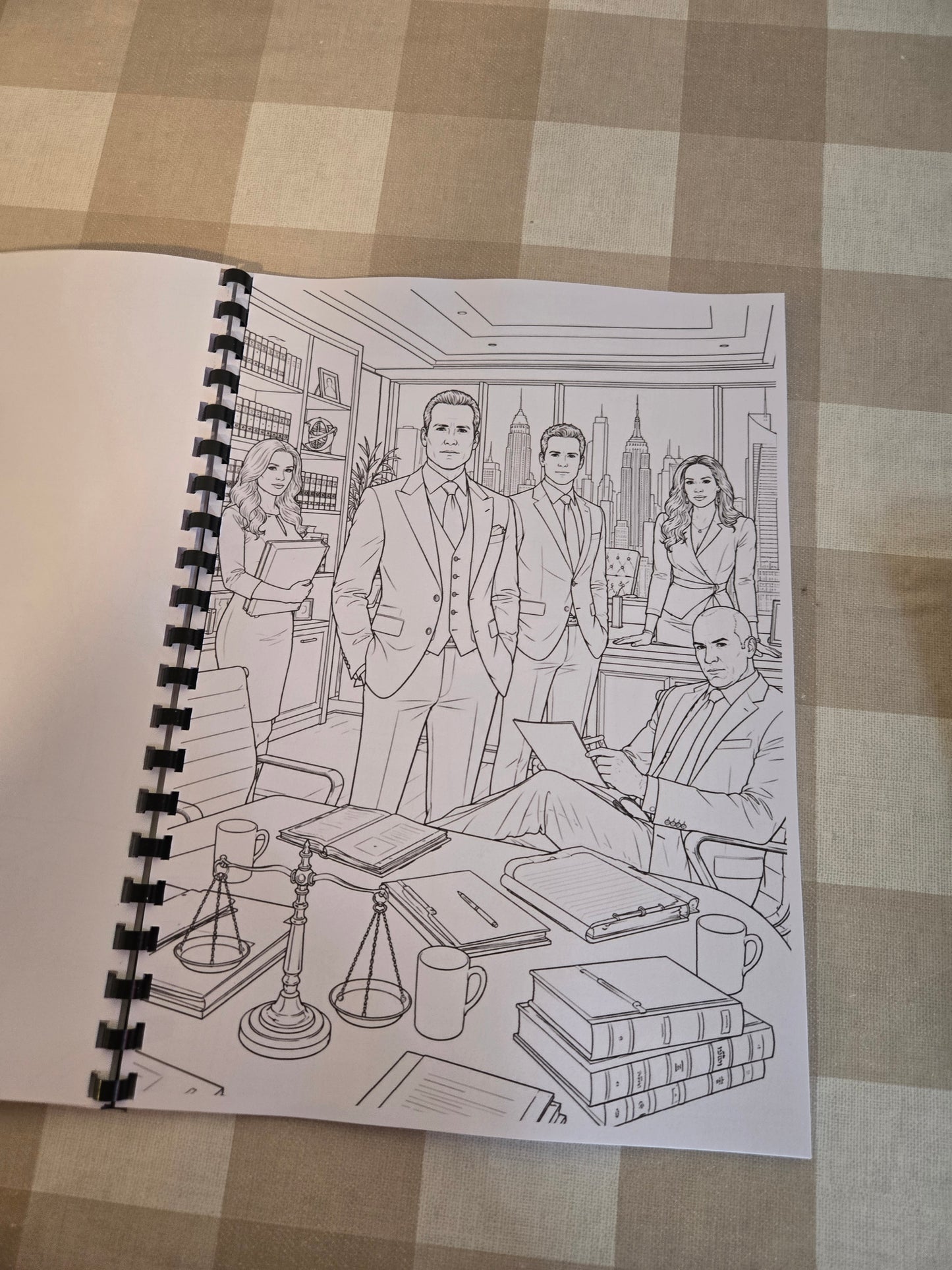 Suits Colouring Book