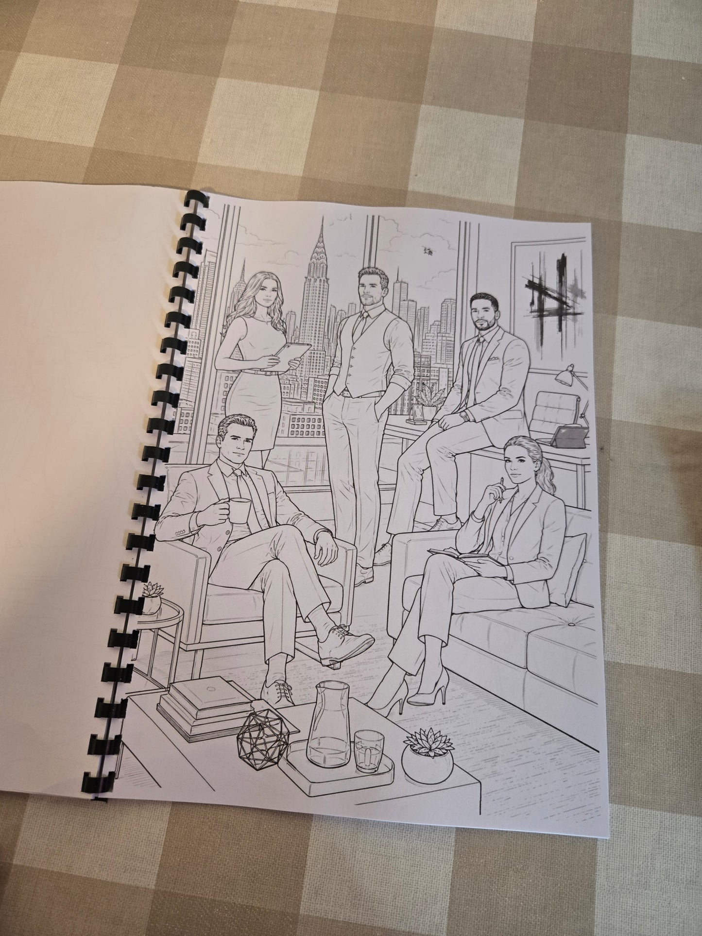 Suits Colouring Book