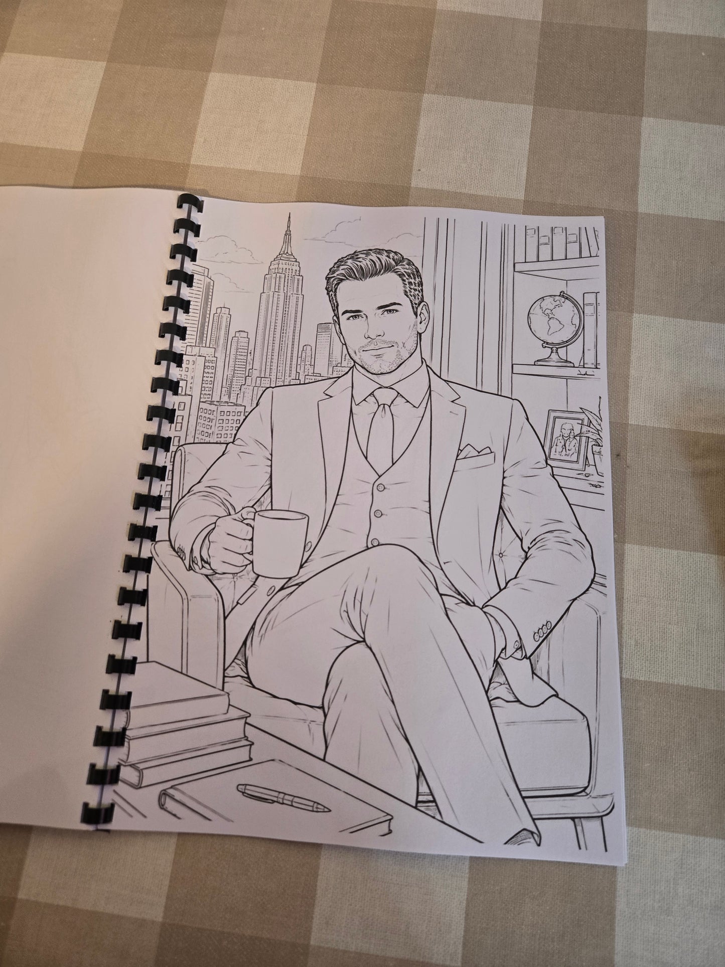 Suits Colouring Book