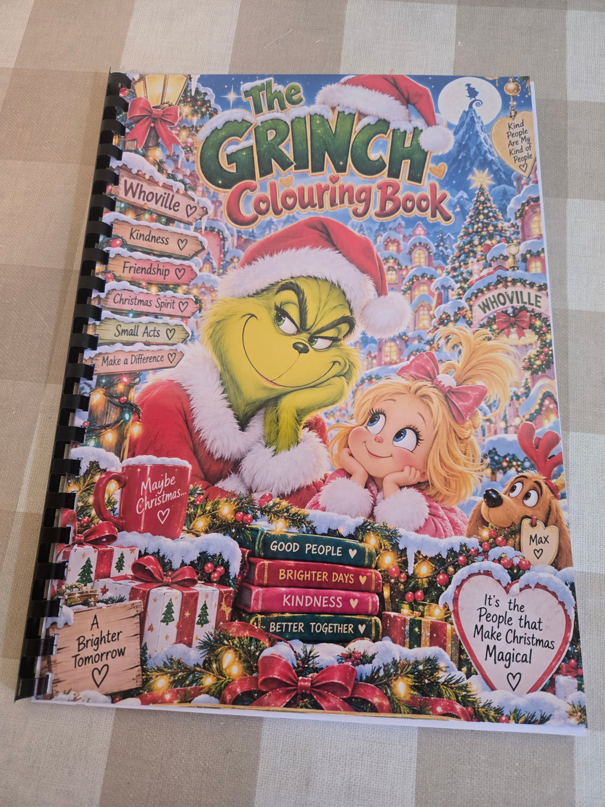 The Grinch Colouring Book | Christmas Character Inspired Colouring Book