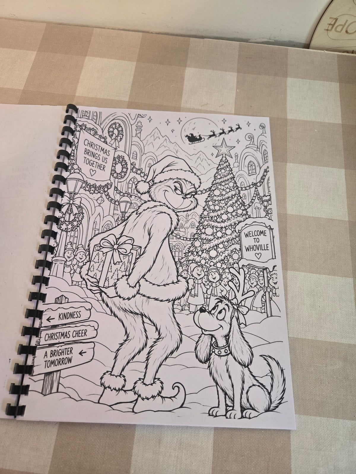 The Grinch Colouring Book | Christmas Character Inspired Colouring Book